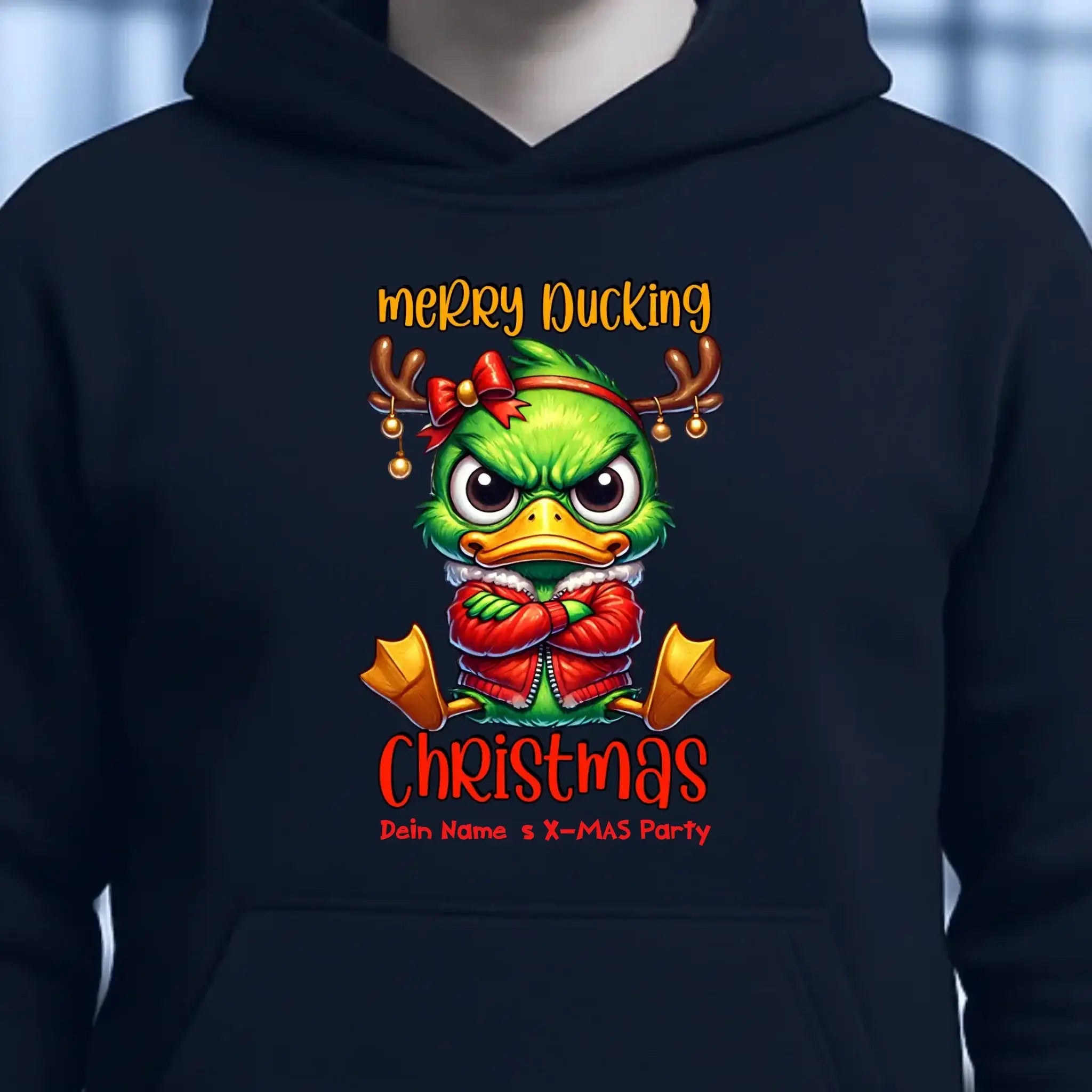 8in1-Kollektion: X-MAS Grinchmas Ducks + Wunschtext • 15 Enten-Motive zur Auswahl • personalisiert • diverse Artikel