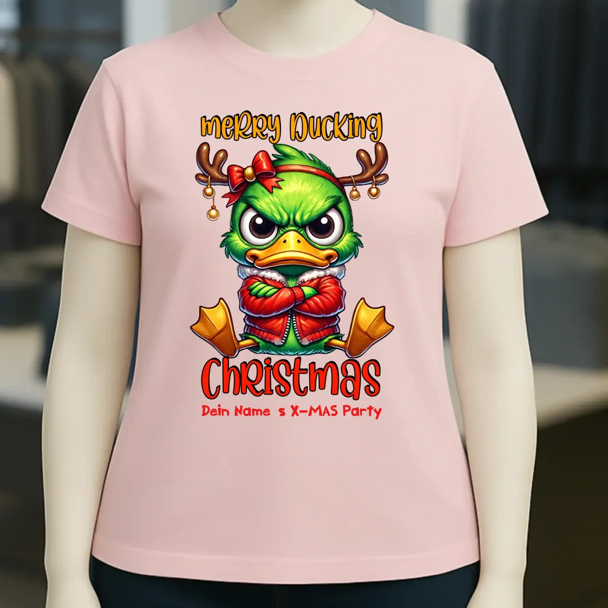 8in1-Kollektion: X-MAS Grinchmas Ducks + Wunschtext • 15 Enten-Motive zur Auswahl • personalisiert • diverse Artikel