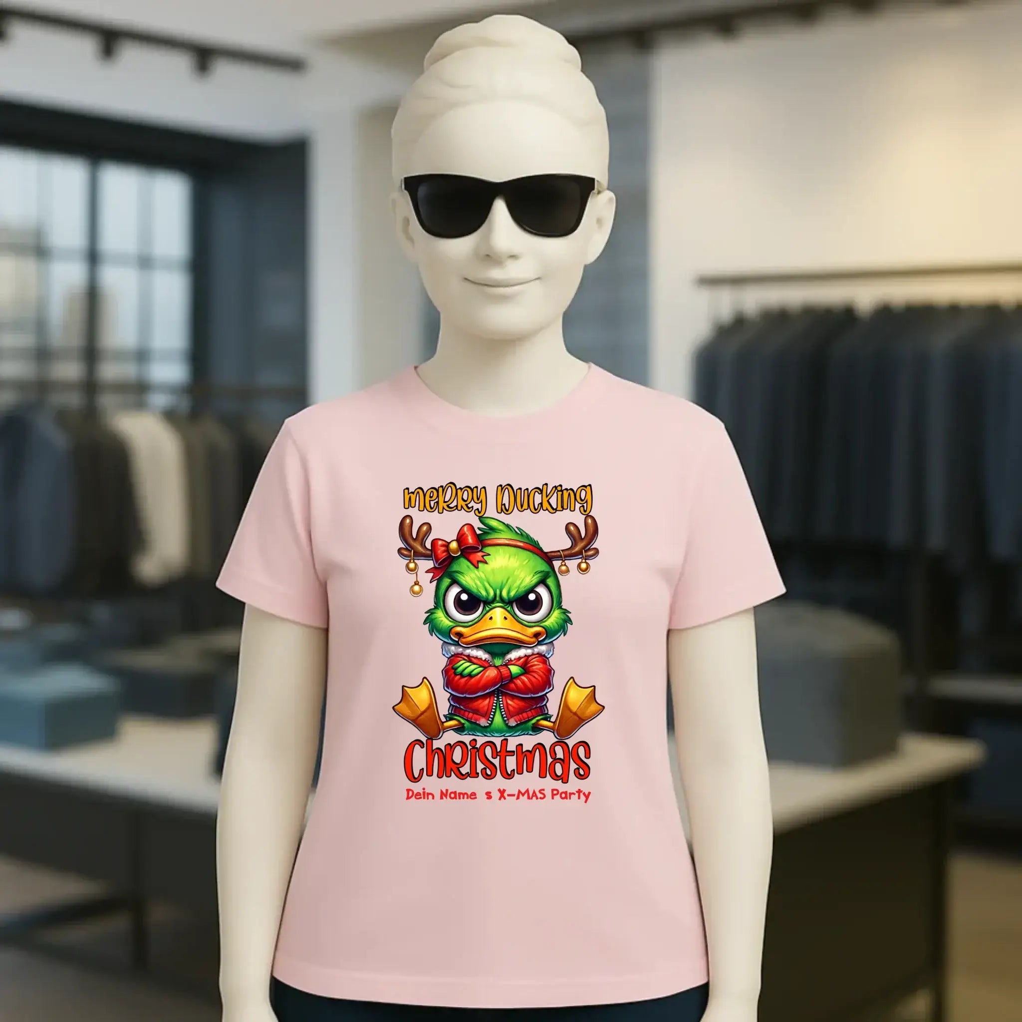 8in1-Kollektion: X-MAS Grinchmas Ducks + Wunschtext • 15 Enten-Motive zur Auswahl • personalisiert • diverse Artikel