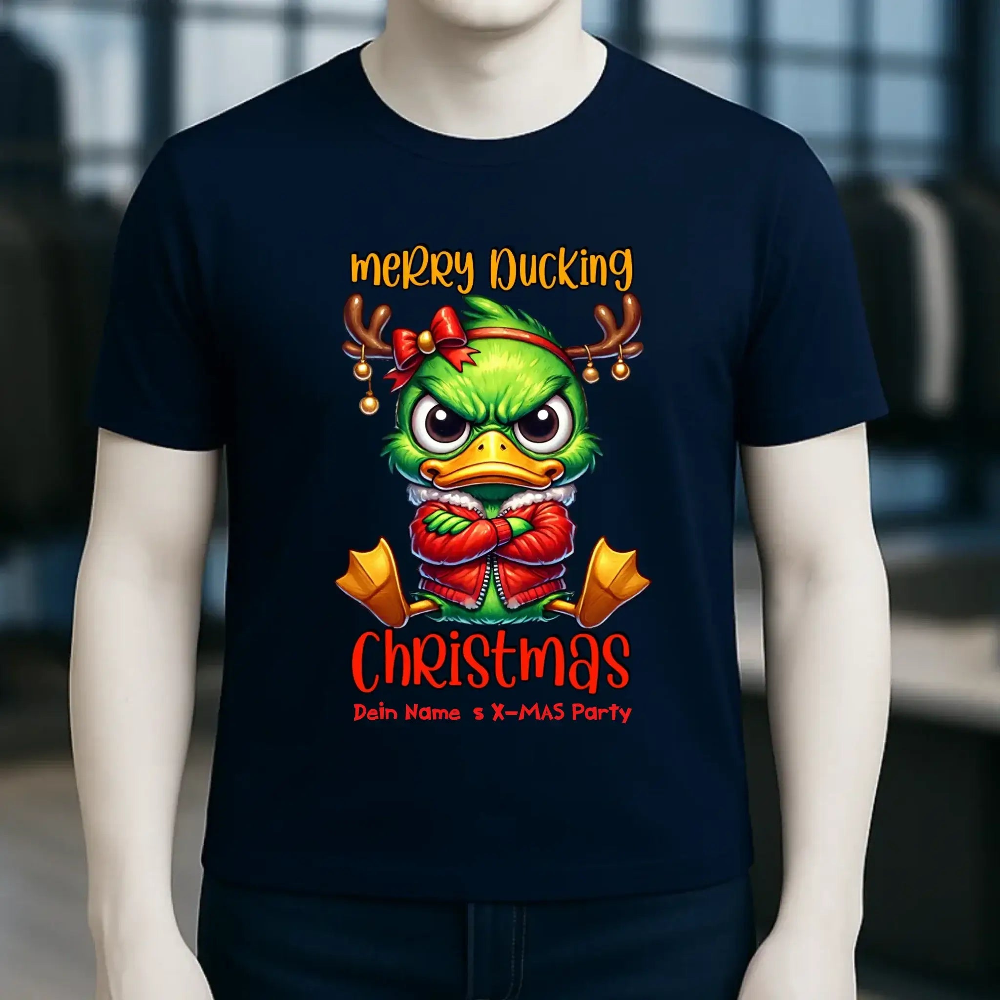 8in1-Kollektion: X-MAS Grinchmas Ducks + Wunschtext • 15 Enten-Motive zur Auswahl • personalisiert • diverse Artikel