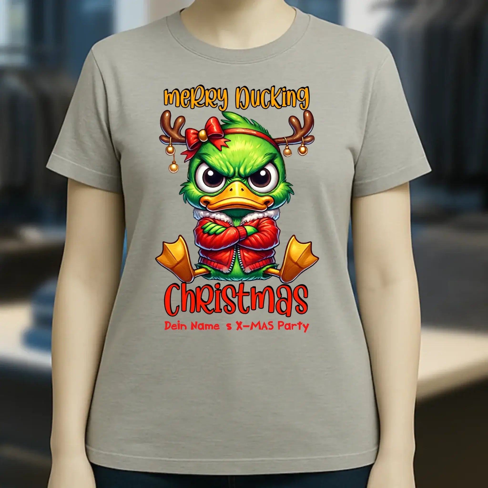 8in1-Kollektion: X-MAS Grinchmas Ducks + Wunschtext • 15 Enten-Motive zur Auswahl • personalisiert • diverse Artikel