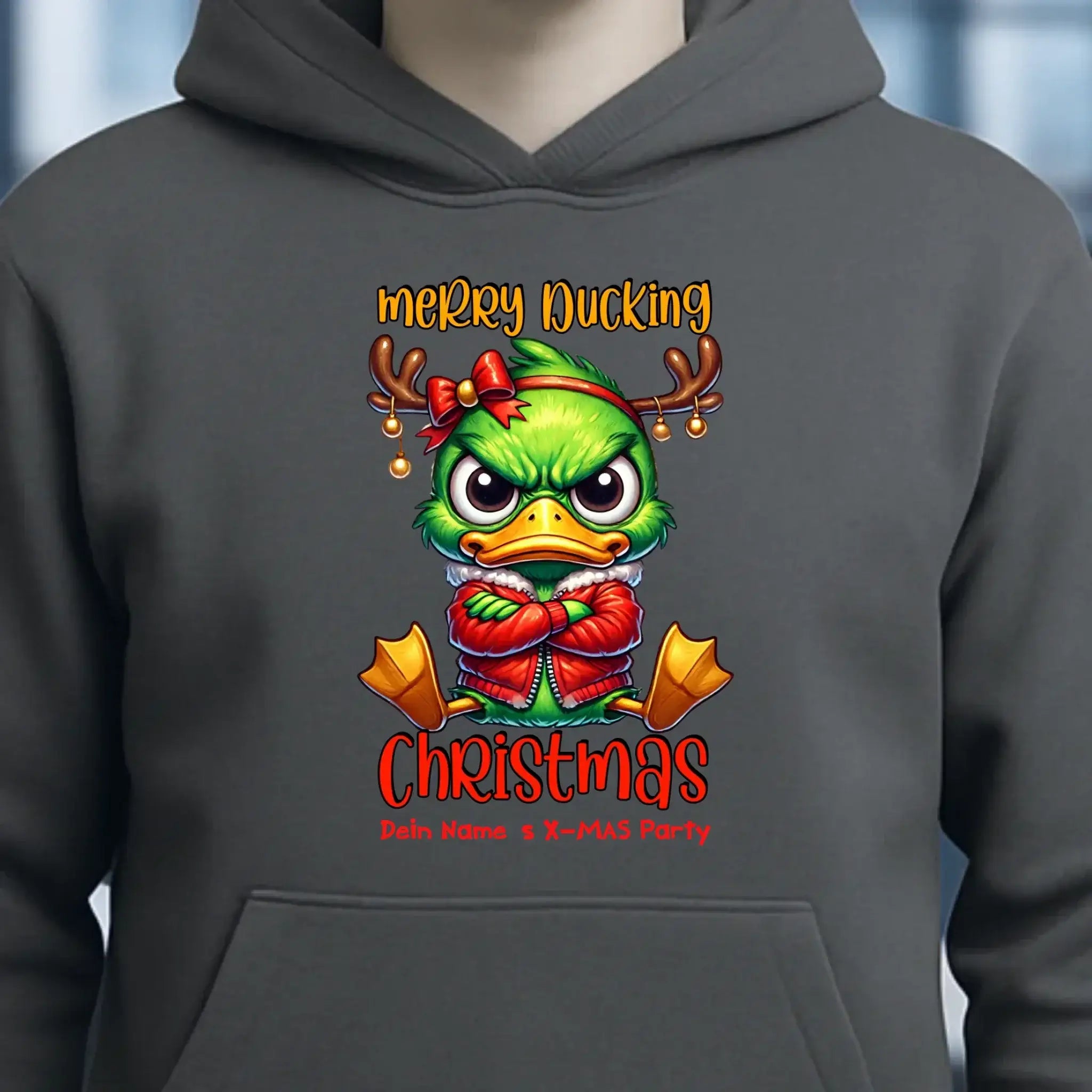 8in1-Kollektion: X-MAS Grinchmas Ducks + Wunschtext • 15 Enten-Motive zur Auswahl • personalisiert • diverse Artikel