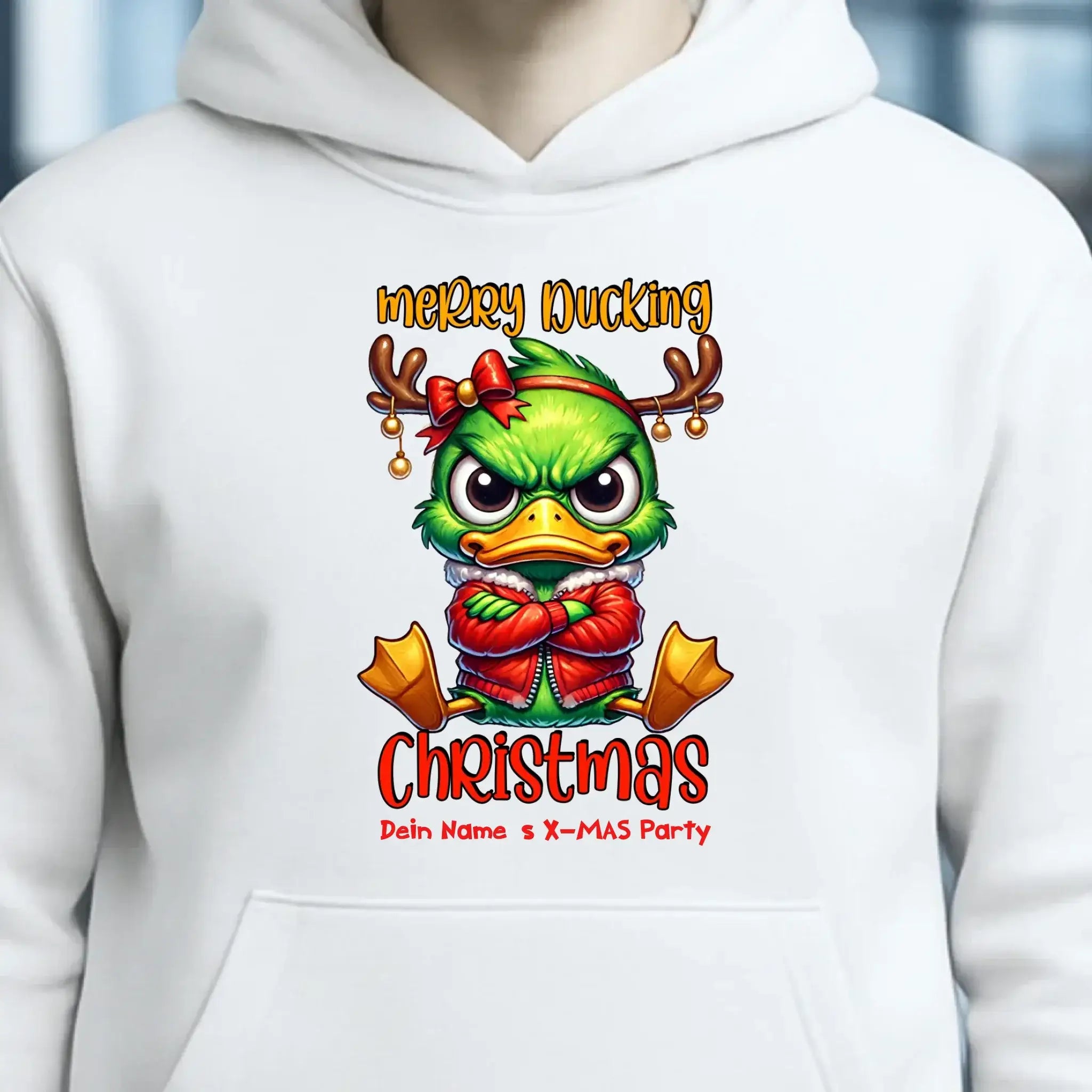 8in1-Kollektion: X-MAS Grinchmas Ducks + Wunschtext • 15 Enten-Motive zur Auswahl • personalisiert • diverse Artikel