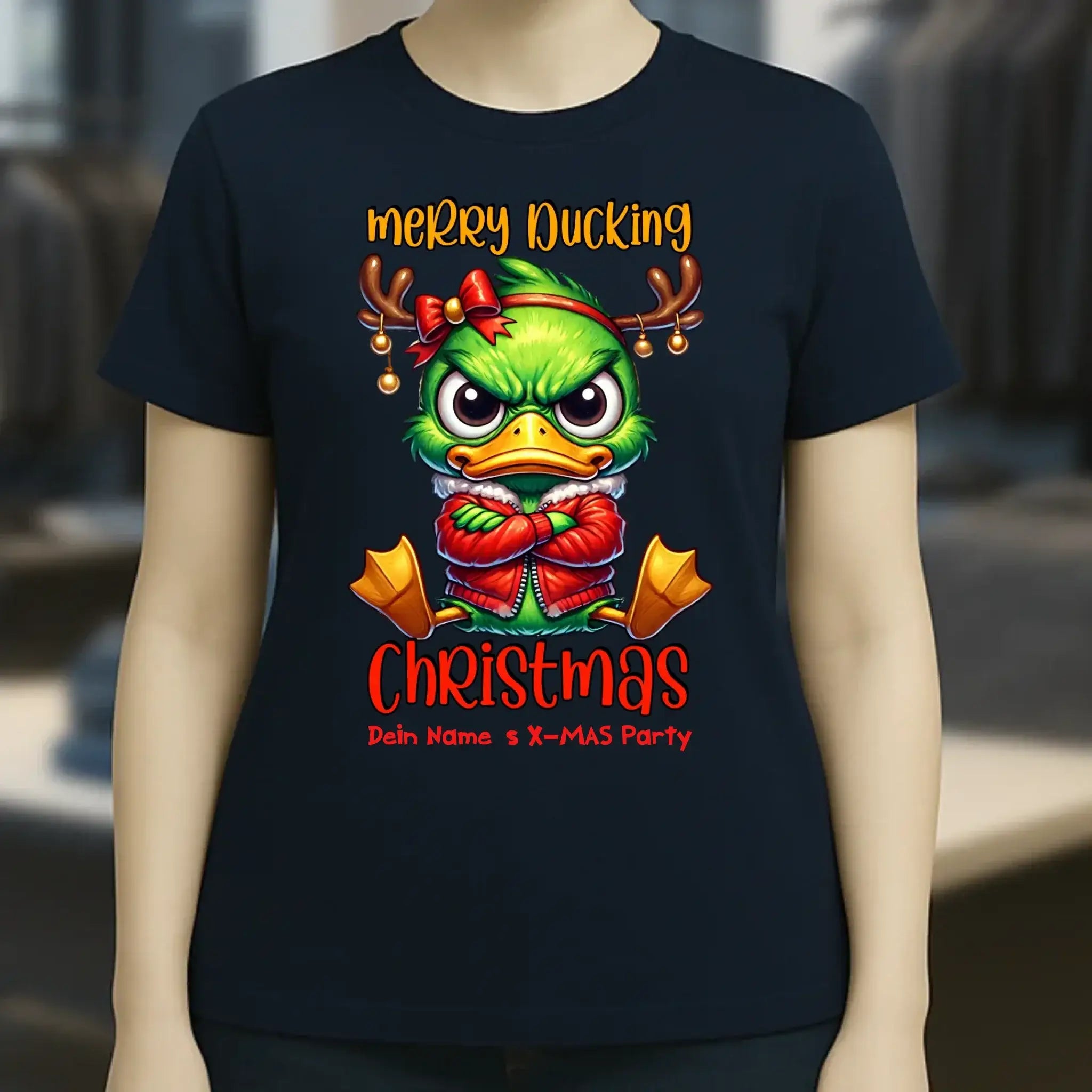 8in1-Kollektion: X-MAS Grinchmas Ducks + Wunschtext • 15 Enten-Motive zur Auswahl • personalisiert • diverse Artikel