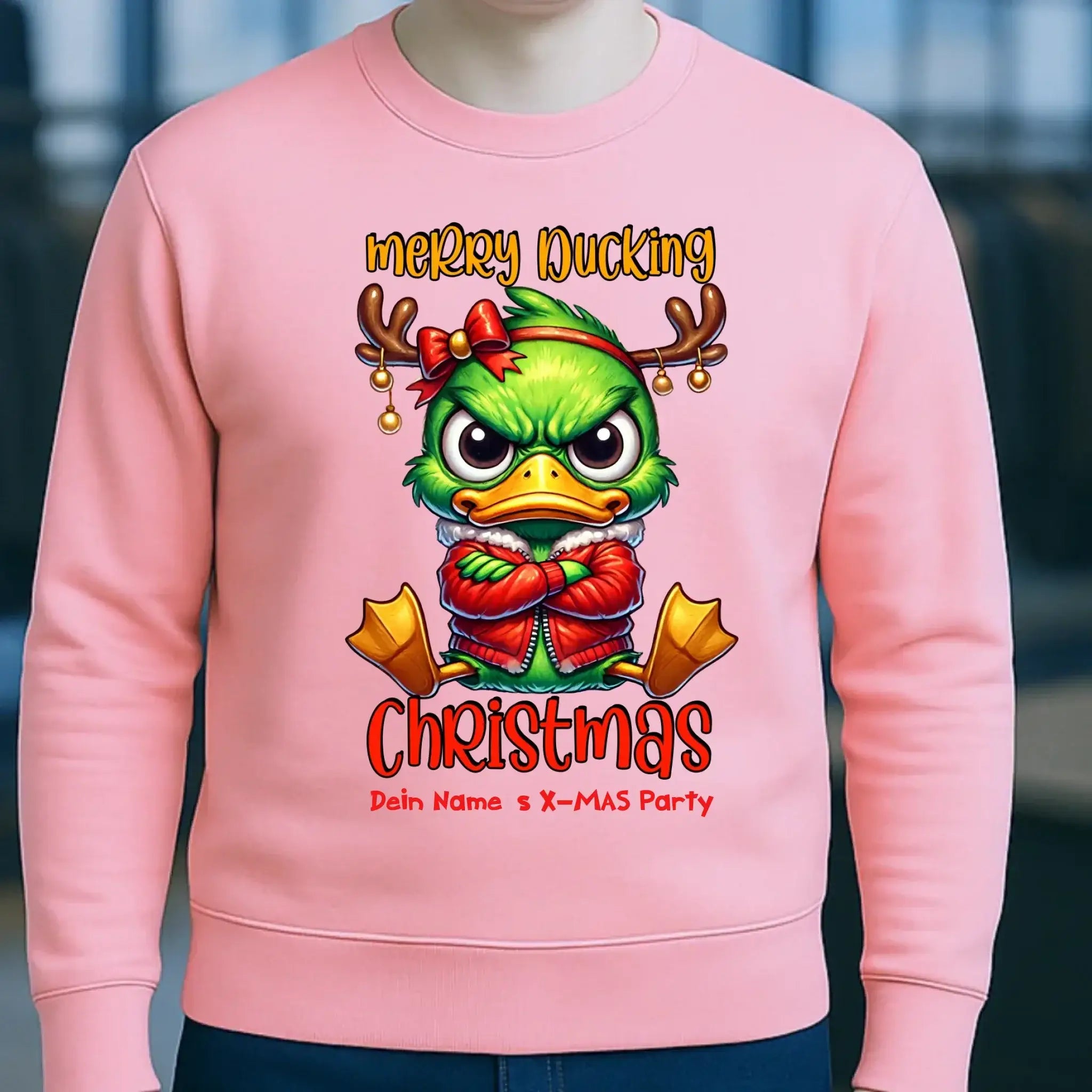 8in1-Kollektion: X-MAS Grinchmas Ducks + Wunschtext • 15 Enten-Motive zur Auswahl • personalisiert • diverse Artikel