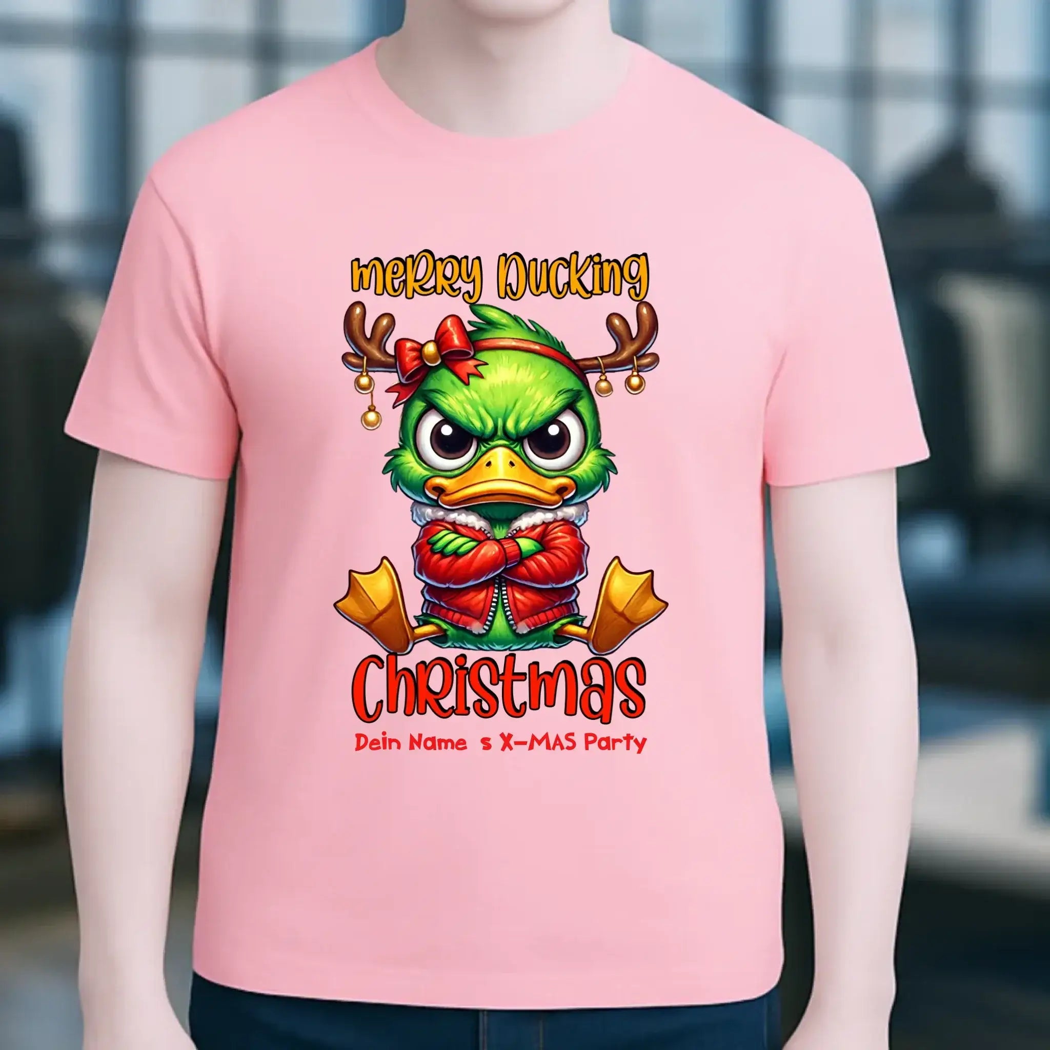 8in1-Kollektion: X-MAS Grinchmas Ducks + Wunschtext • 15 Enten-Motive zur Auswahl • personalisiert • diverse Artikel