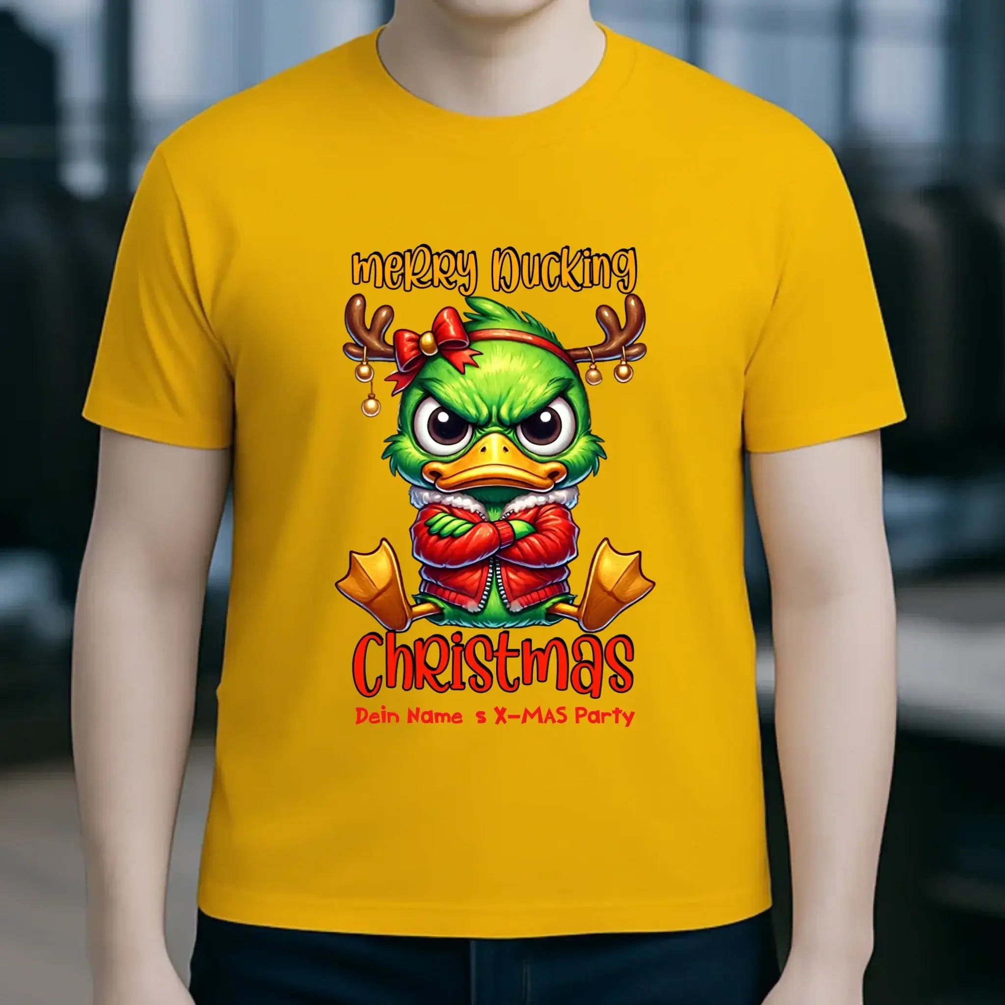 8in1-Kollektion: X-MAS Grinchmas Ducks + Wunschtext • 15 Enten-Motive zur Auswahl • personalisiert • diverse Artikel