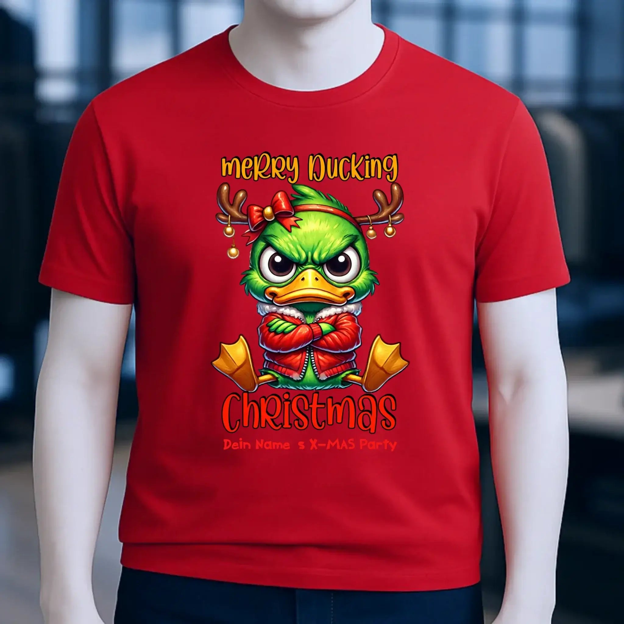 8in1-Kollektion: X-MAS Grinchmas Ducks + Wunschtext • 15 Enten-Motive zur Auswahl • personalisiert • diverse Artikel