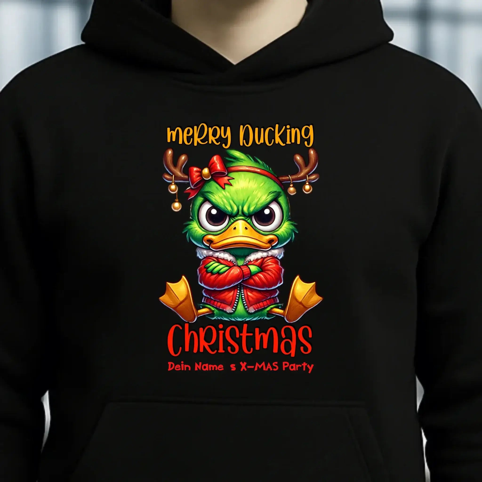 8in1-Kollektion: X-MAS Grinchmas Ducks + Wunschtext • 15 Enten-Motive zur Auswahl • personalisiert • diverse Artikel
