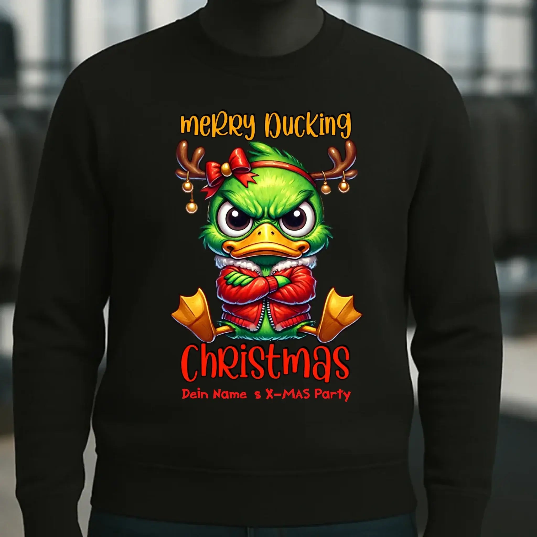 8in1-Kollektion: X-MAS Grinchmas Ducks + Wunschtext • 15 Enten-Motive zur Auswahl • personalisiert • diverse Artikel