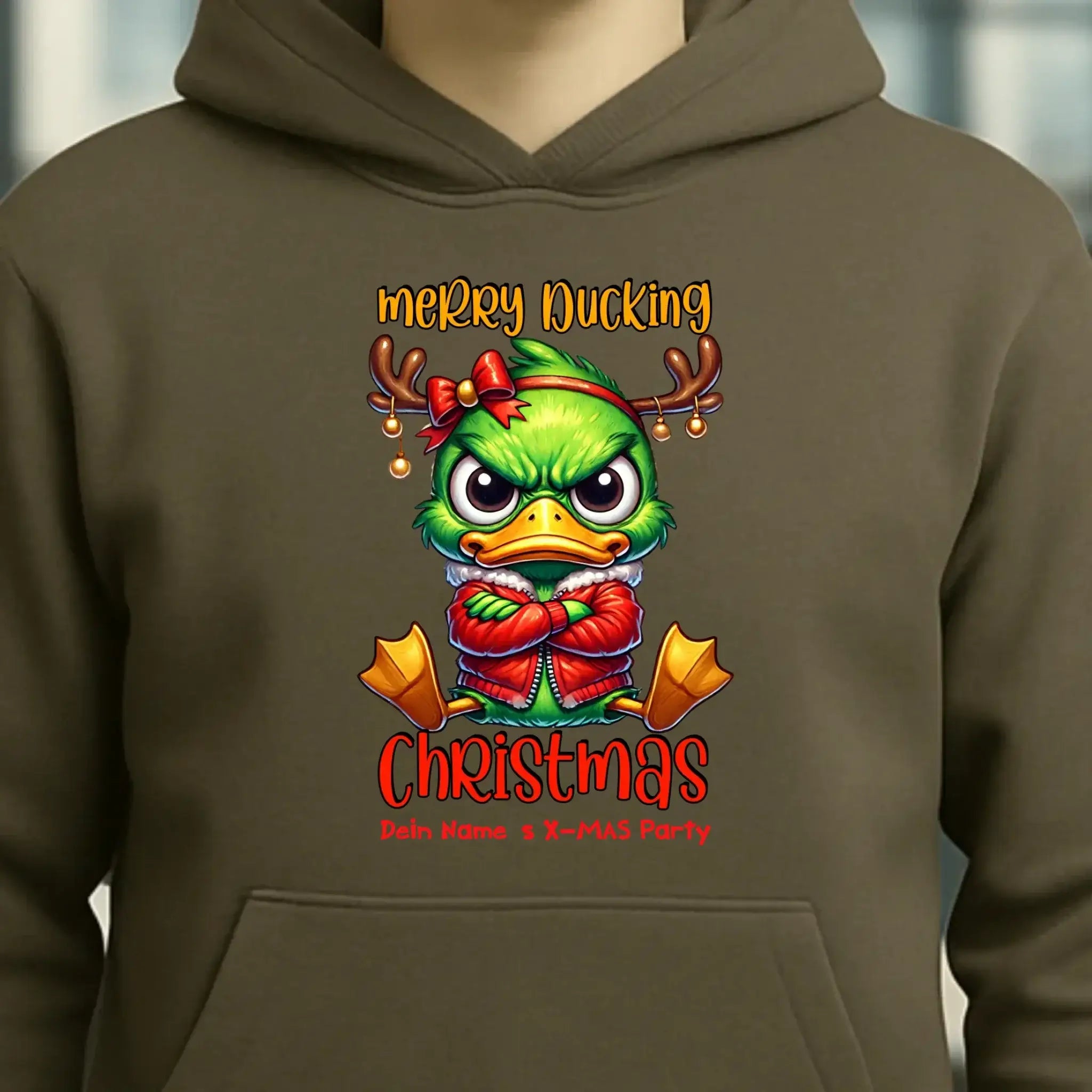 8in1-Kollektion: X-MAS Grinchmas Ducks + Wunschtext • 15 Enten-Motive zur Auswahl • personalisiert • diverse Artikel