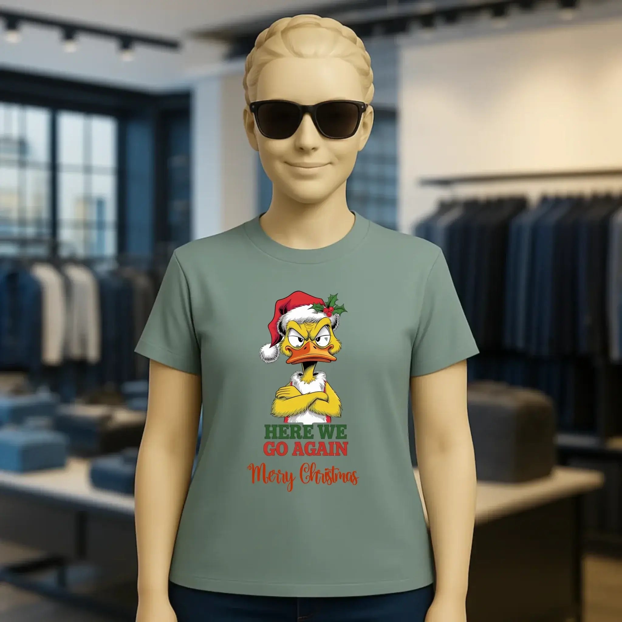 8in1-Kollektion: X-MAS Yellow Sarcastic Ducks + Wunschtext • 12 lustige Enten-Motive zur Auswahl • personalisiert • diverse Artikel