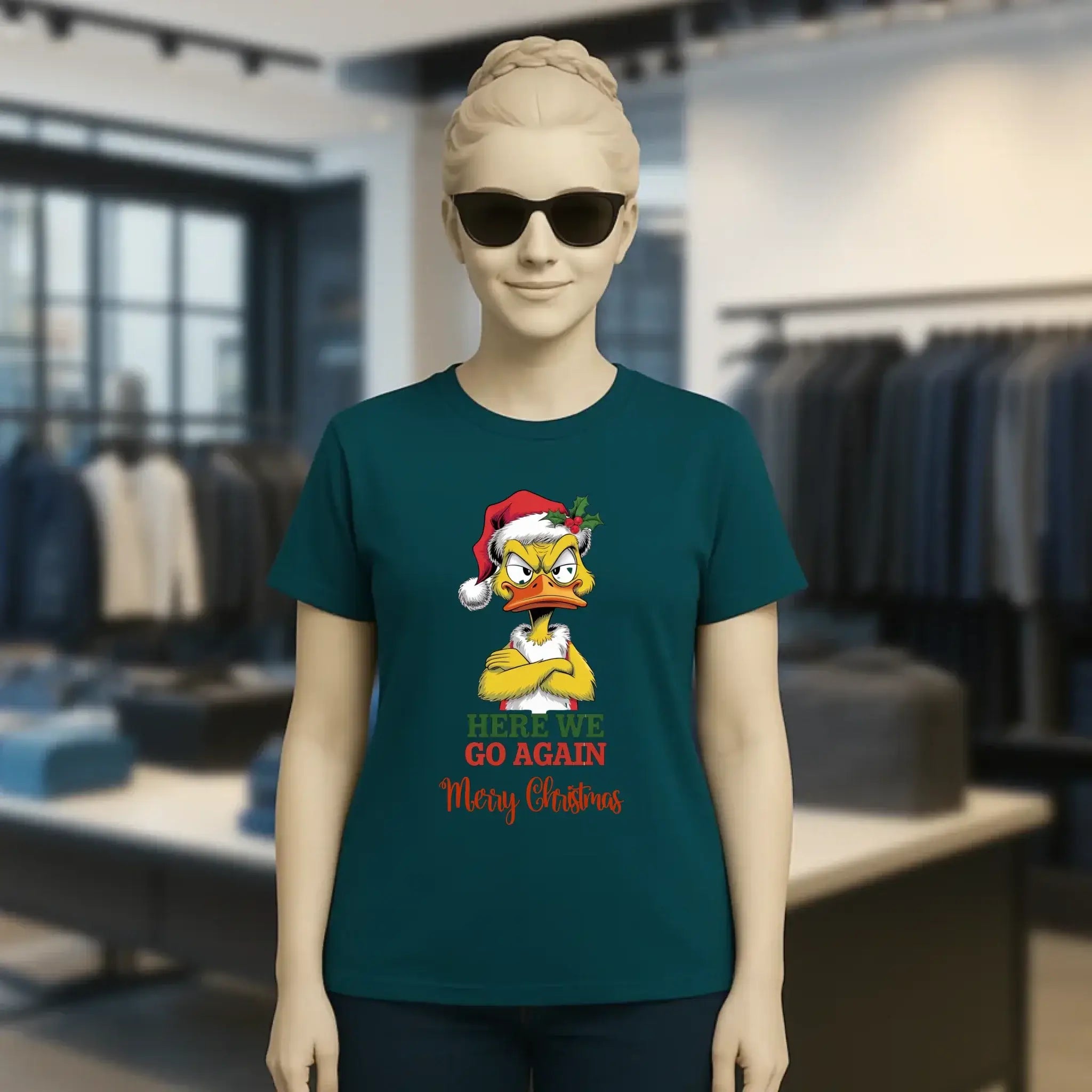 8in1-Kollektion: X-MAS Yellow Sarcastic Ducks + Wunschtext • 12 lustige Enten-Motive zur Auswahl • personalisiert • diverse Artikel