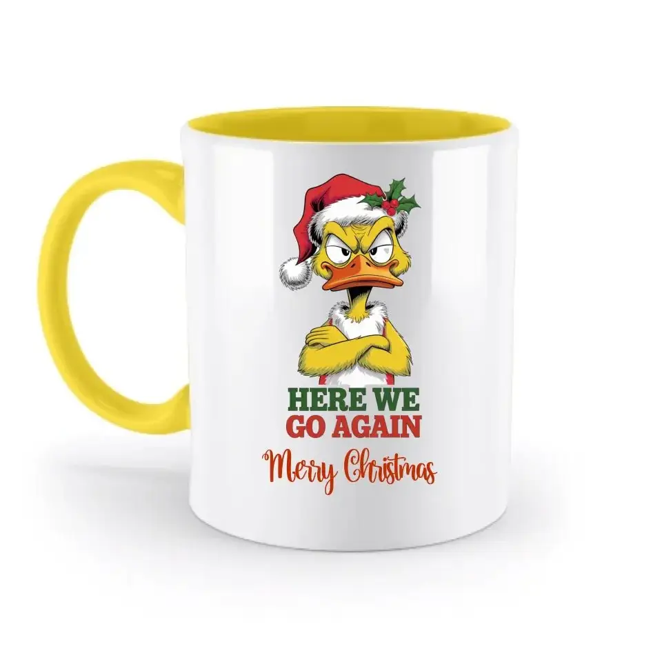 8in1-Kollektion: X-MAS Yellow Sarcastic Ducks + Wunschtext • 12 lustige Enten-Motive zur Auswahl • personalisiert • diverse Artikel