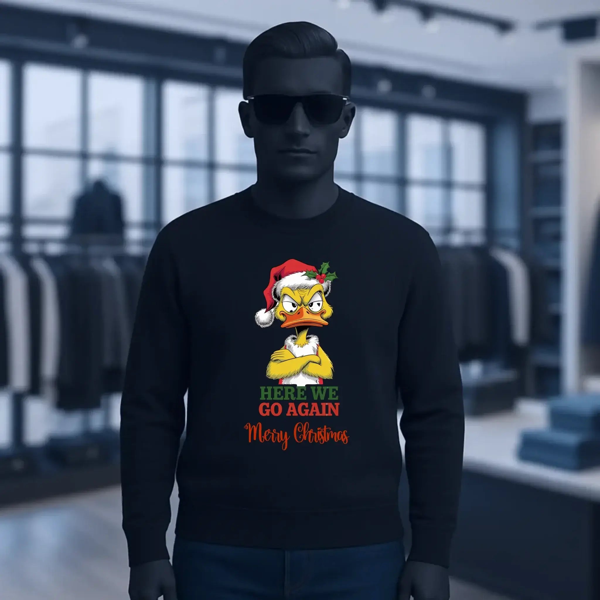 8in1-Kollektion: X-MAS Yellow Sarcastic Ducks + Wunschtext • 12 lustige Enten-Motive zur Auswahl • personalisiert • diverse Artikel