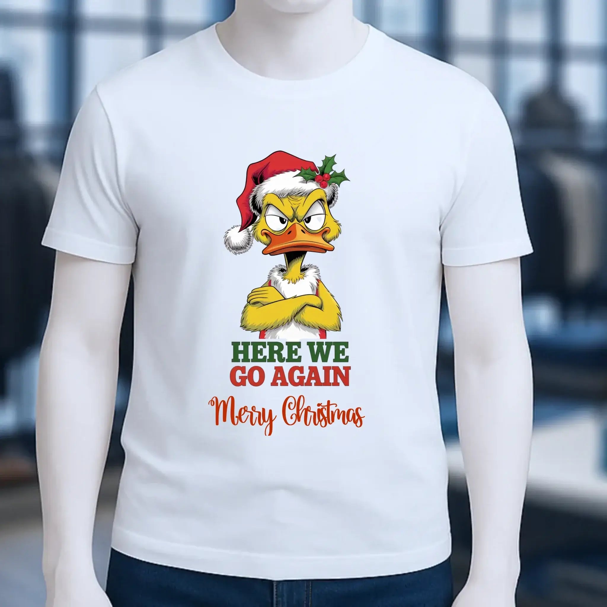 8in1-Kollektion: X-MAS Yellow Sarcastic Ducks + Wunschtext • 12 lustige Enten-Motive zur Auswahl • personalisiert • diverse Artikel