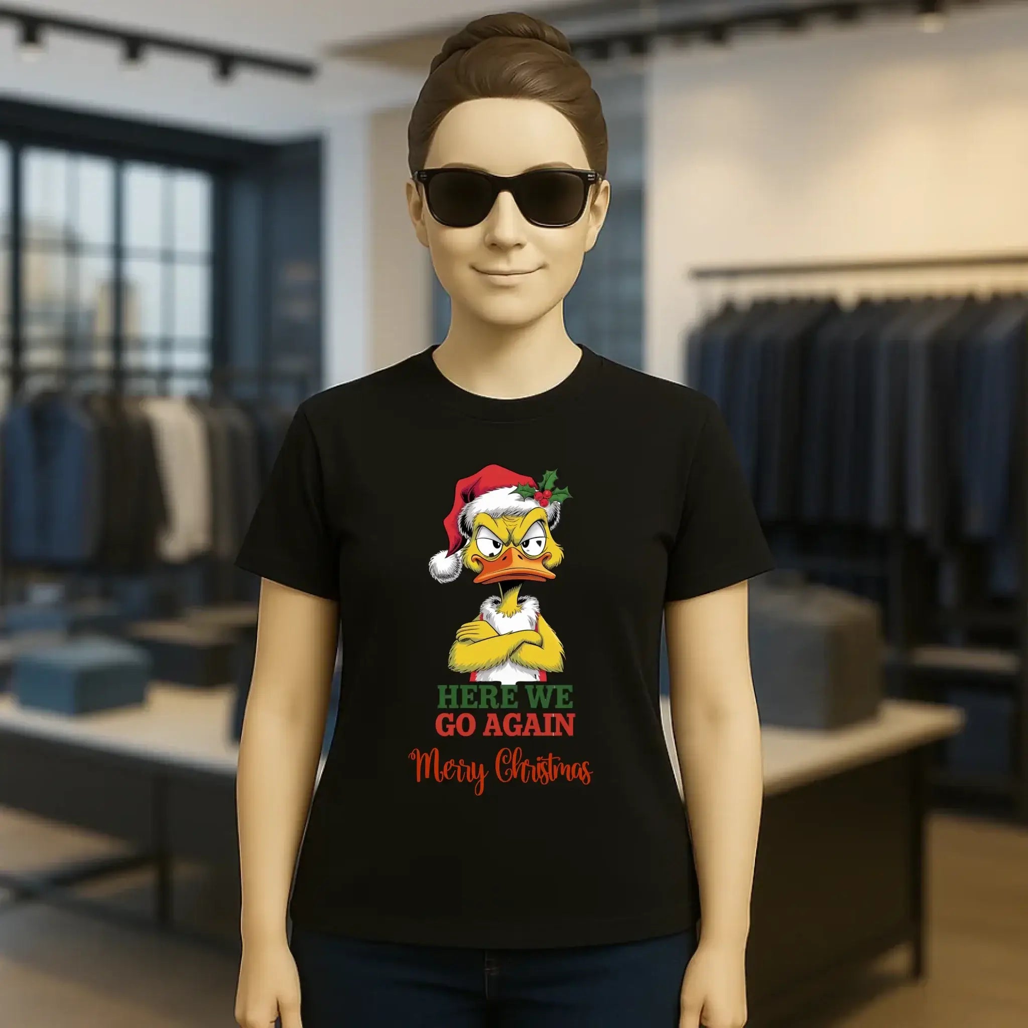 8in1-Kollektion: X-MAS Yellow Sarcastic Ducks + Wunschtext • 12 lustige Enten-Motive zur Auswahl • personalisiert • diverse Artikel