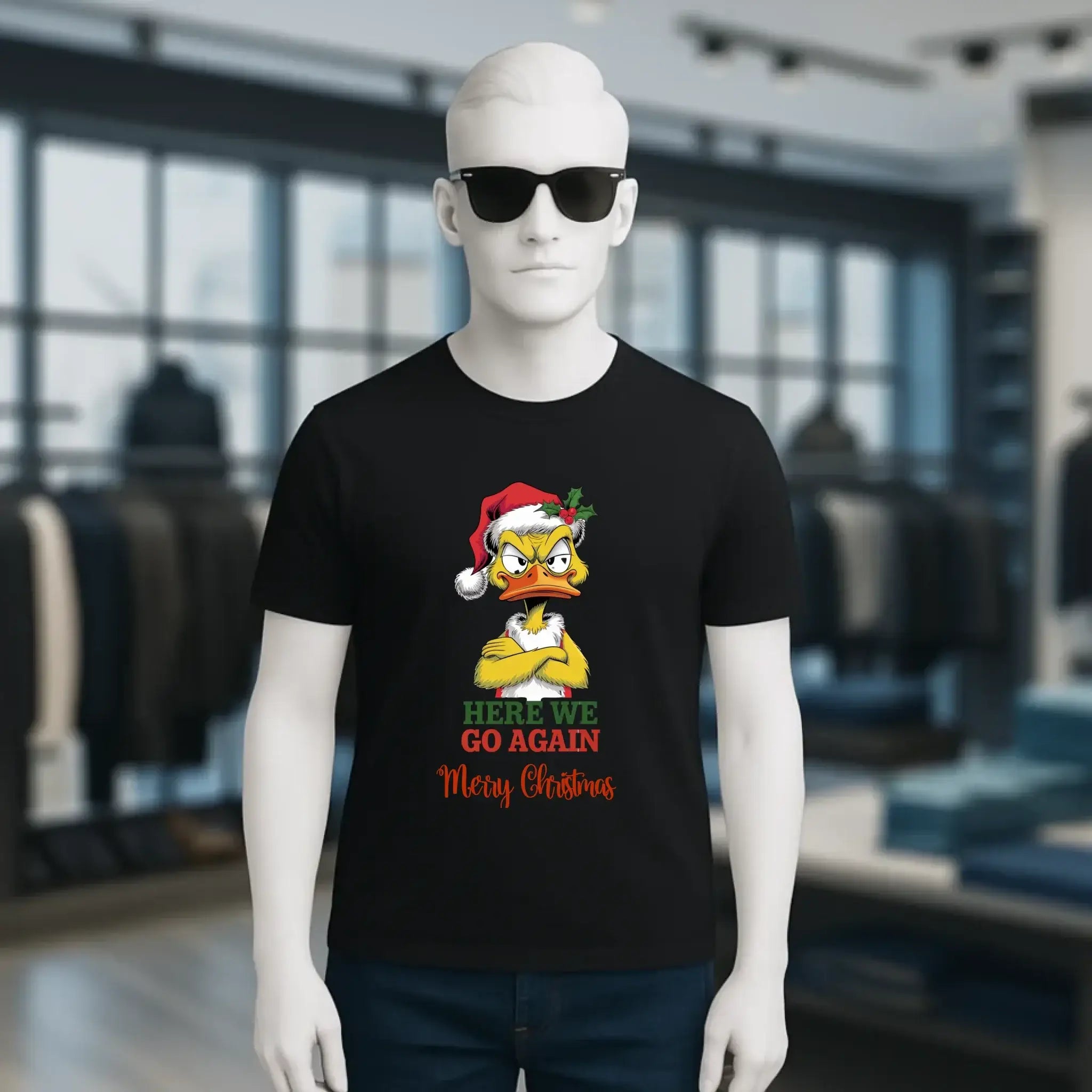 8in1-Kollektion: X-MAS Yellow Sarcastic Ducks + Wunschtext • 12 lustige Enten-Motive zur Auswahl • personalisiert • diverse Artikel