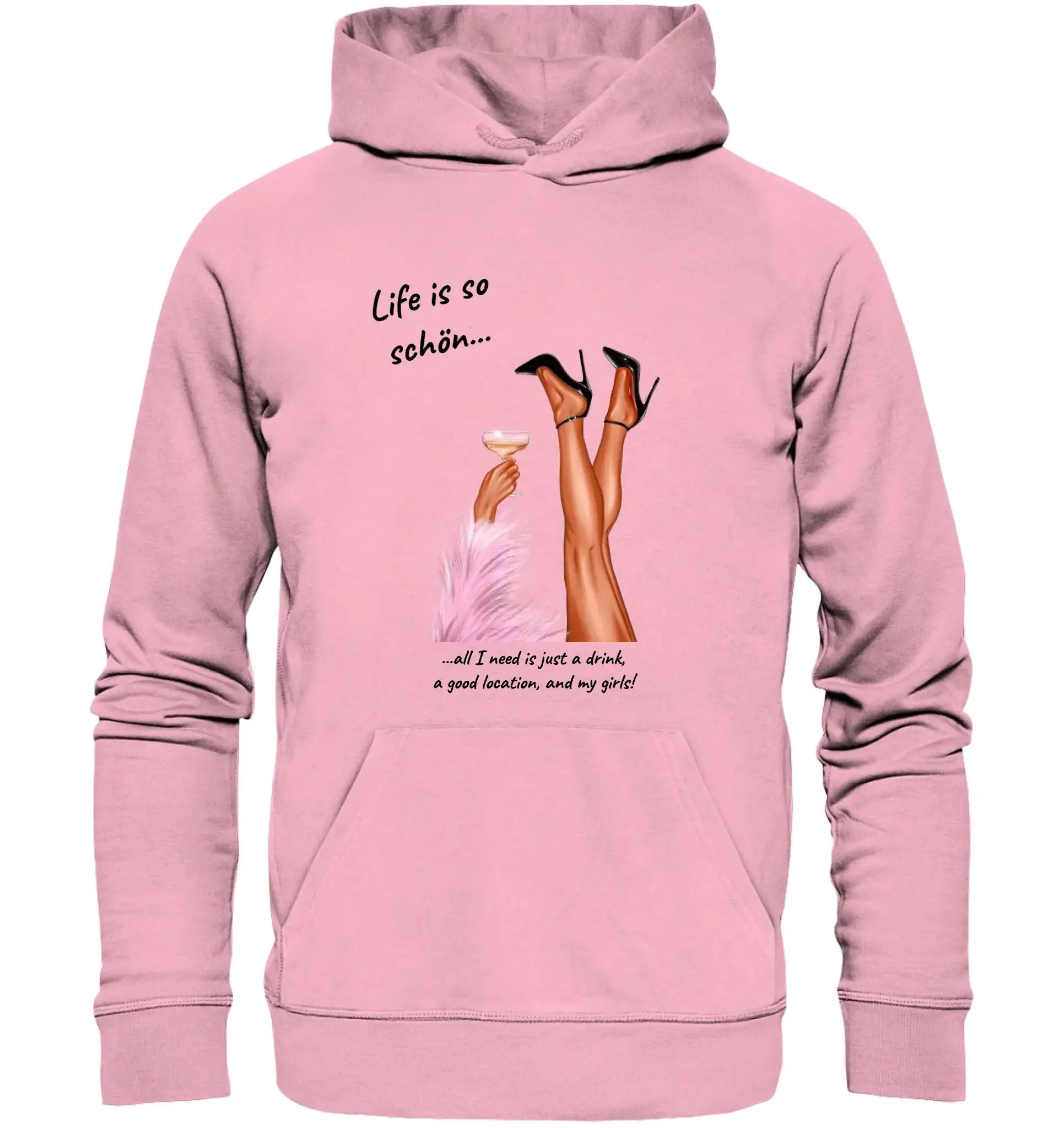 Ladies: Party-Beine • mehrere Artikel • ’Statement-Collection’ • Wunschtext • personalisierte Figuren - Unisex Hoodie