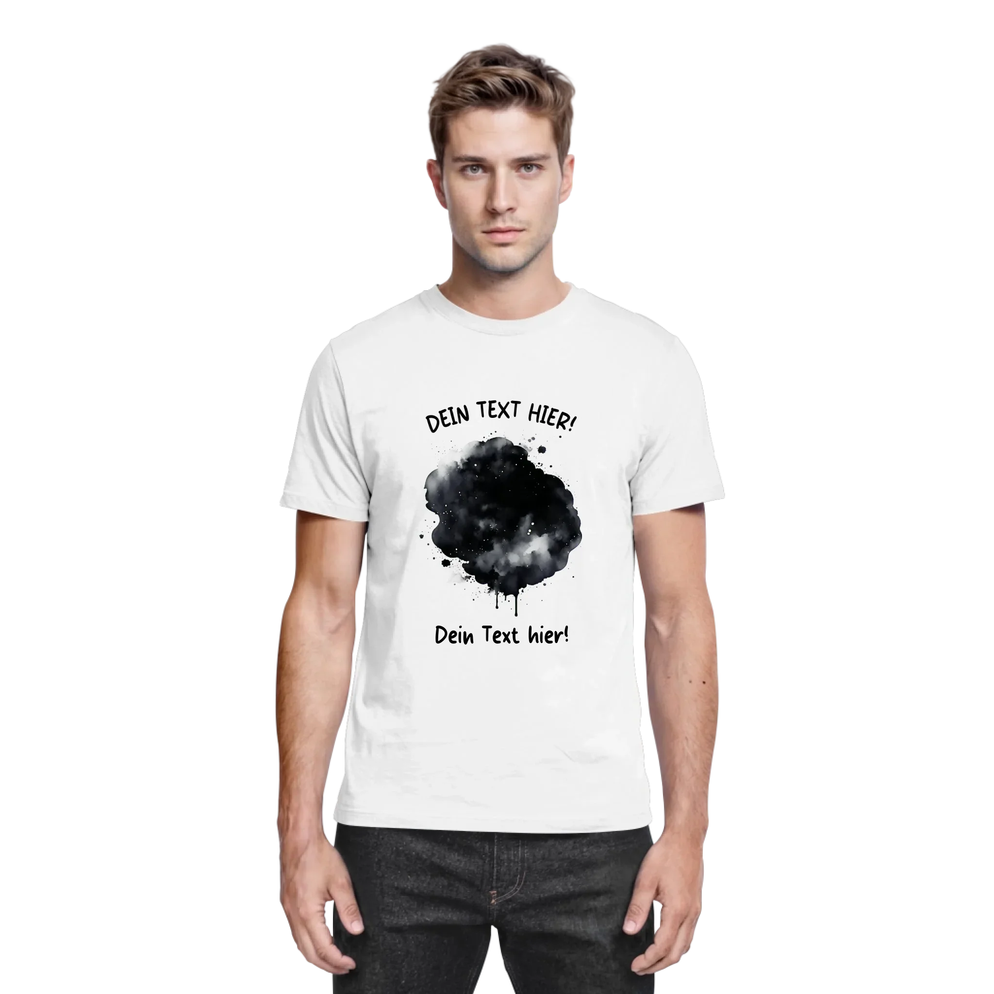 KI-Cartoon-Effekt Splash • mehrere Artikel • ’Statement-Collection’ • Wunschtext • Mein Fotomotiv - personalisierbare