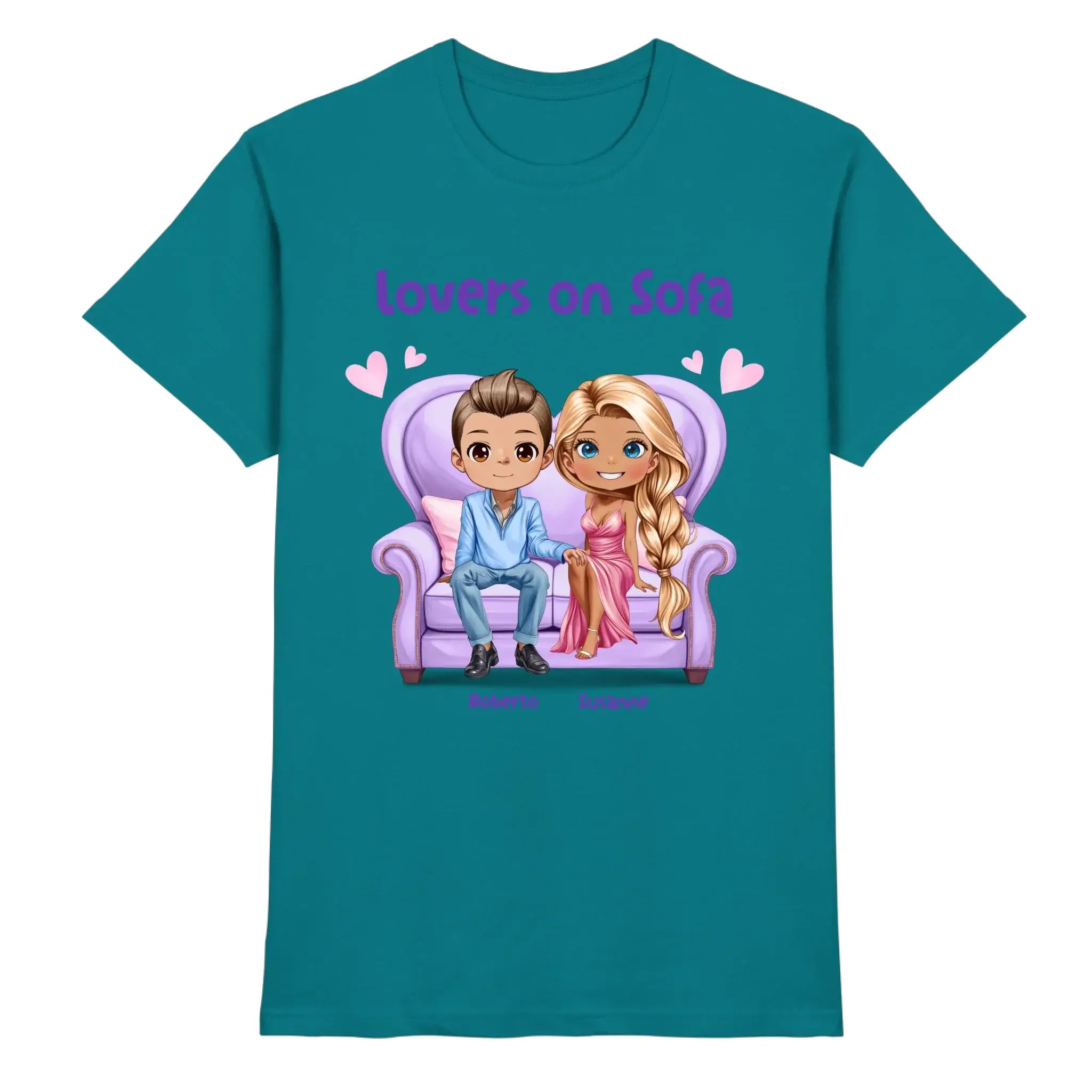 Lovers on Sofa: 2-4 Figuren (mw/mm/ww) • mehrere Artikel • ’Statement-Collection’ • Wunschtext • personalisierte