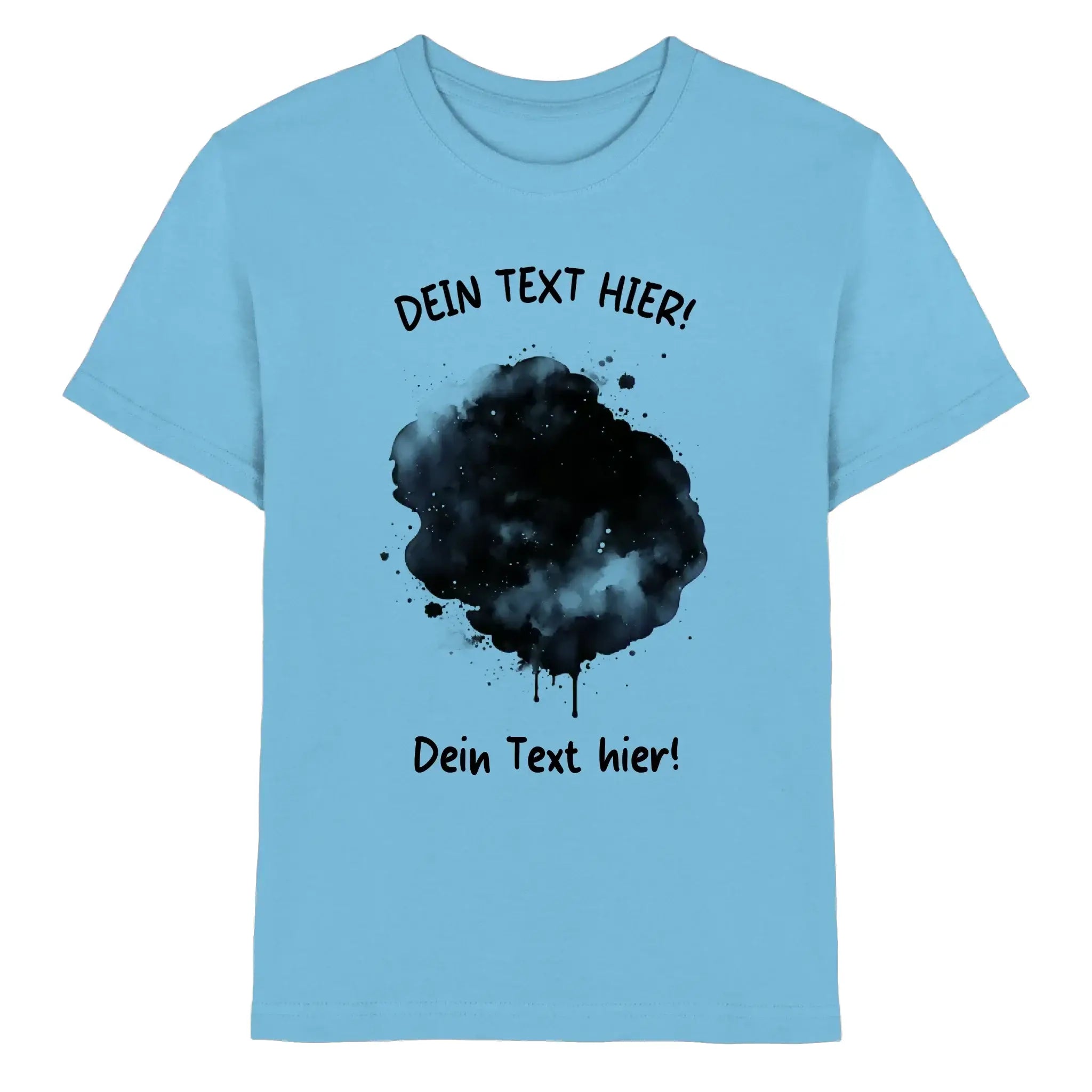 Farbklecks-Effekt • mehrere Artikel • ’Statement-Collection’ • Wunschtext • Mein Fotomotiv - Premium Kinder T-Shirt