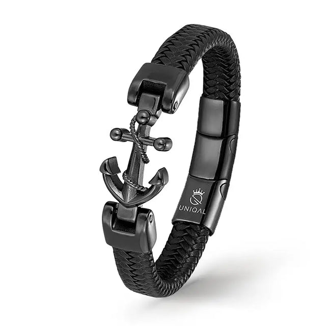 AHOY BLACK - 19 cm - Armband