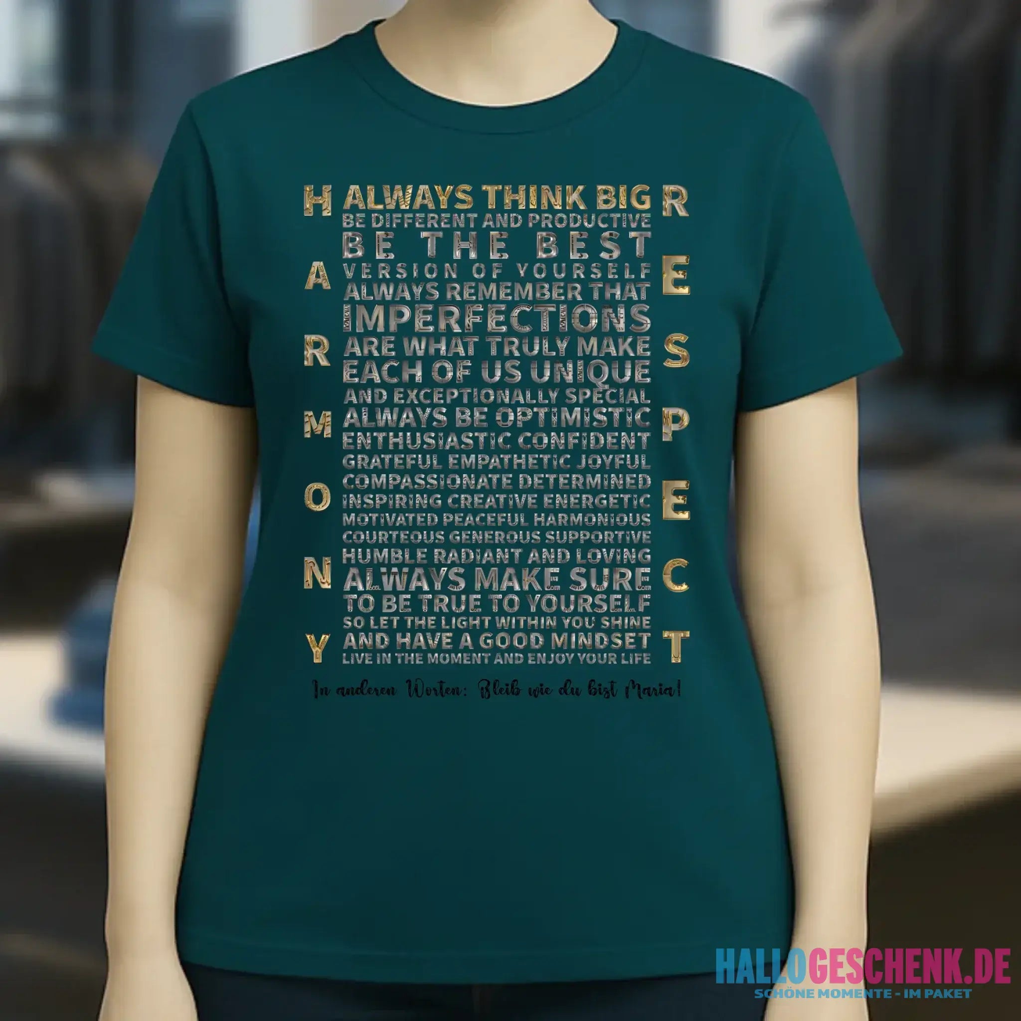 Always inspire• Ladies Premium T-Shirt XS-2XL aus Bio-Baumwolle für Damen • Exklusivdesign • personalisiert
