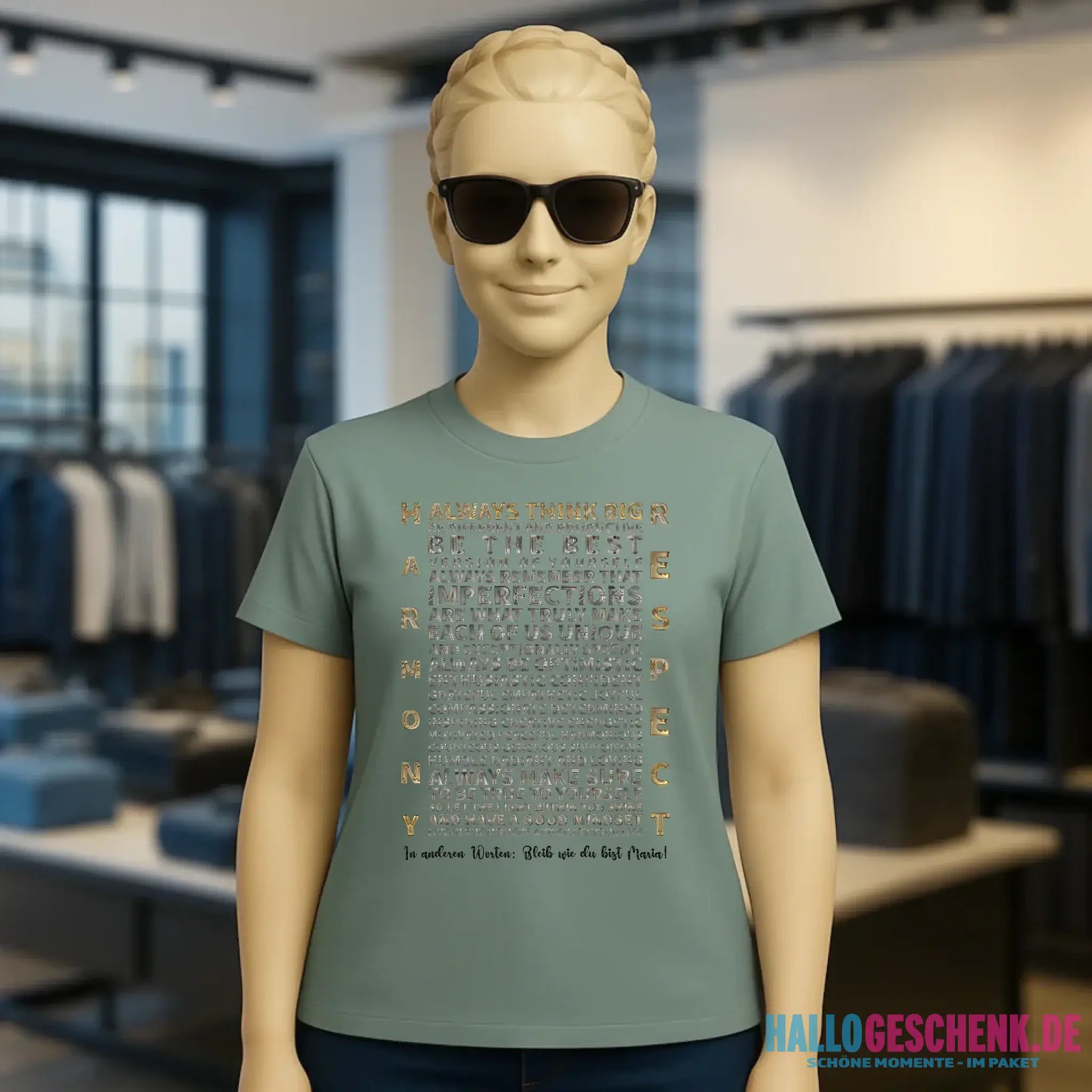 Always inspire• Ladies Premium T-Shirt XS-2XL aus Bio-Baumwolle für Damen • Exklusivdesign • personalisiert