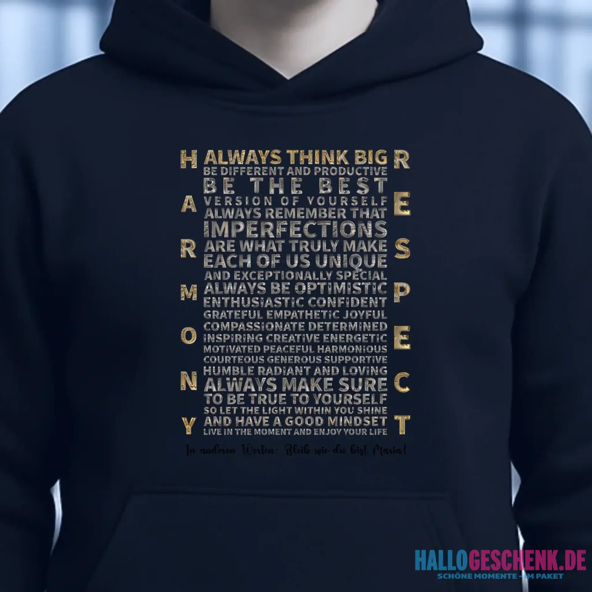 Always inspire • Unisex Premium Hoodie XS-5XL aus Bio-Baumwolle für Damen & Herren • Exklusivdesign • personalisiert