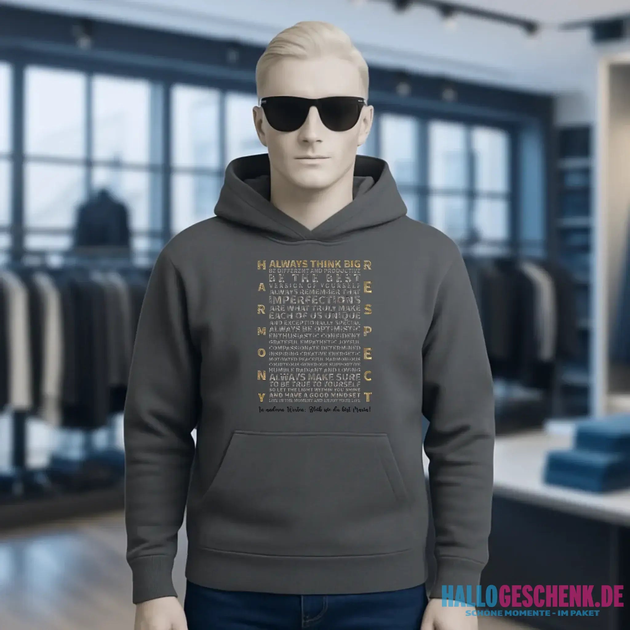 Always inspire • Unisex Premium Hoodie XS-5XL aus Bio-Baumwolle für Damen & Herren • Exklusivdesign • personalisiert