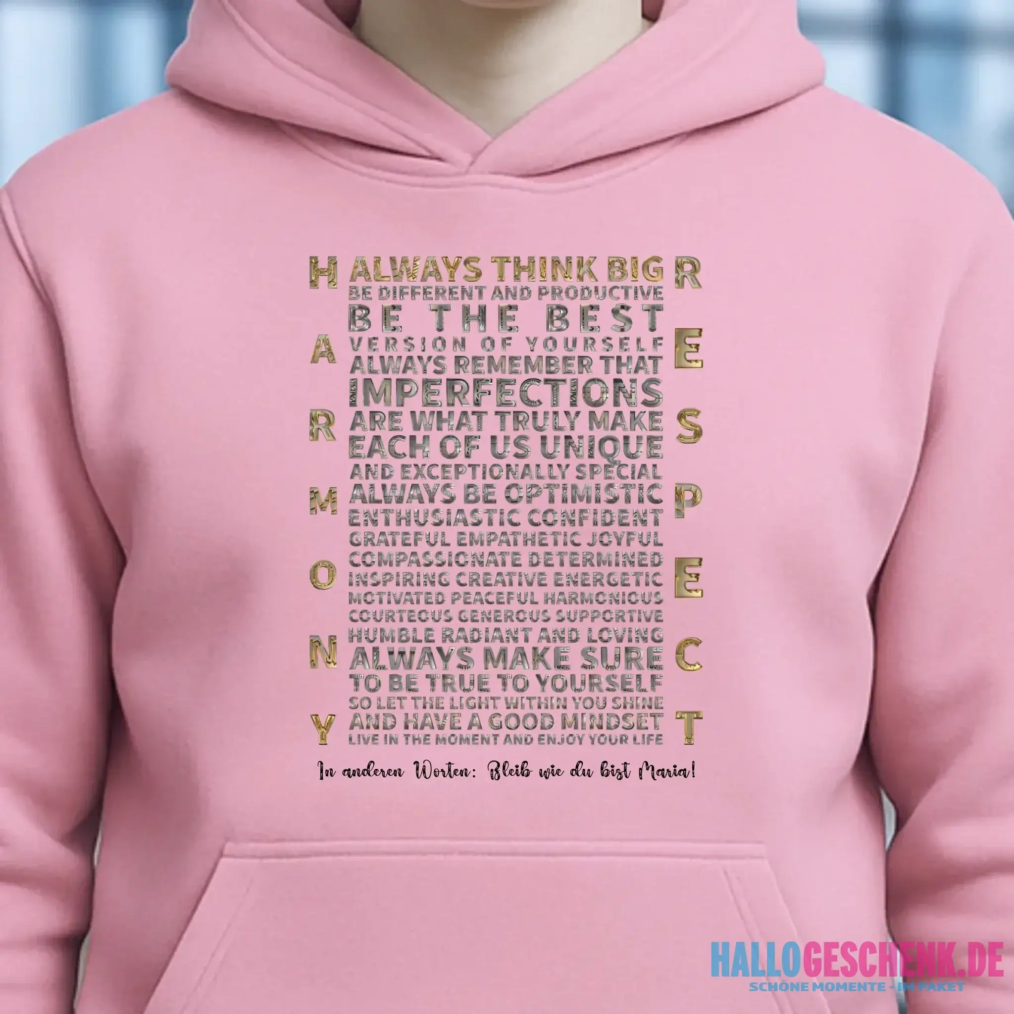 Always inspire • Unisex Premium Hoodie XS-5XL aus Bio-Baumwolle für Damen & Herren • Exklusivdesign • personalisiert