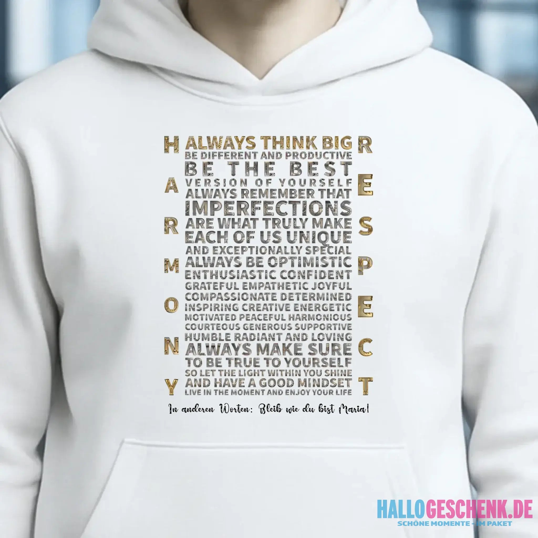 Always inspire • Unisex Premium Hoodie XS-5XL aus Bio-Baumwolle für Damen & Herren • Exklusivdesign • personalisiert