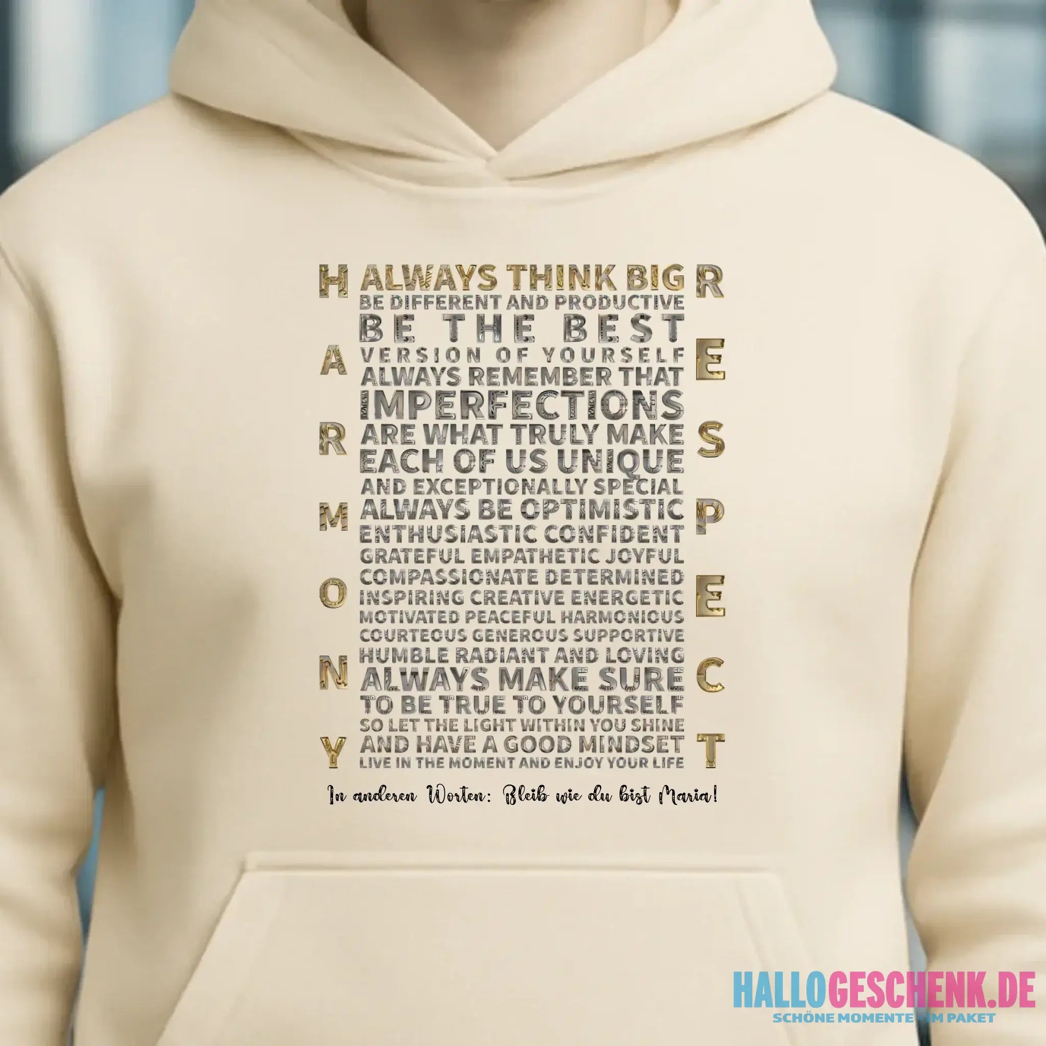 Always inspire • Unisex Premium Hoodie XS-5XL aus Bio-Baumwolle für Damen & Herren • Exklusivdesign • personalisiert