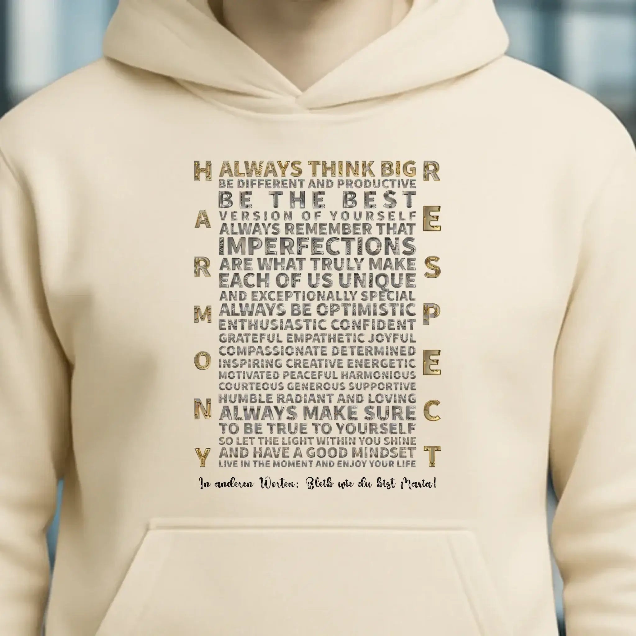 Always inspire • Unisex Premium Hoodie XS-5XL aus Bio-Baumwolle für Damen & Herren • Exklusivdesign • personalisiert