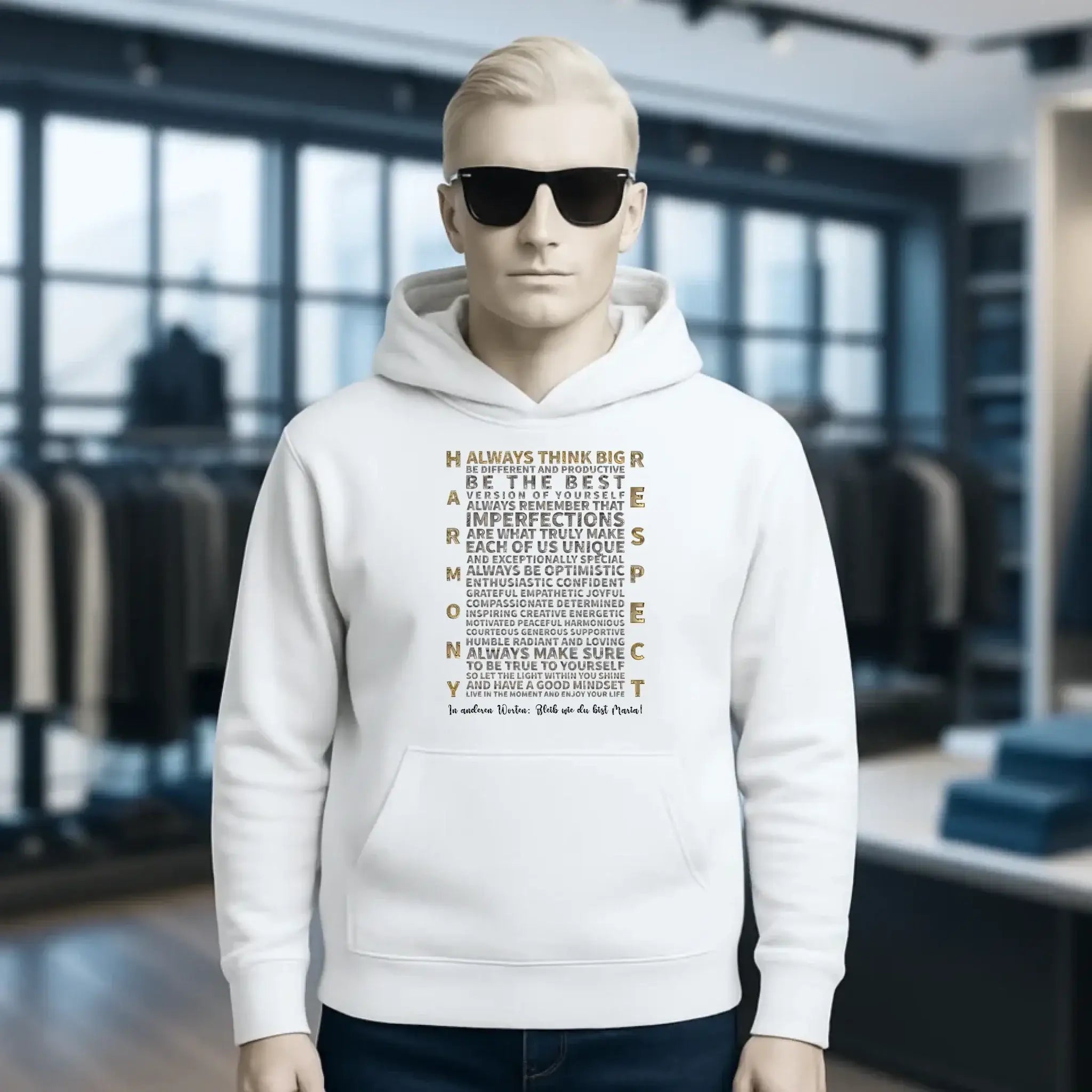 Always inspire • Unisex Premium Hoodie XS-5XL aus Bio-Baumwolle für Damen & Herren • Exklusivdesign • personalisiert