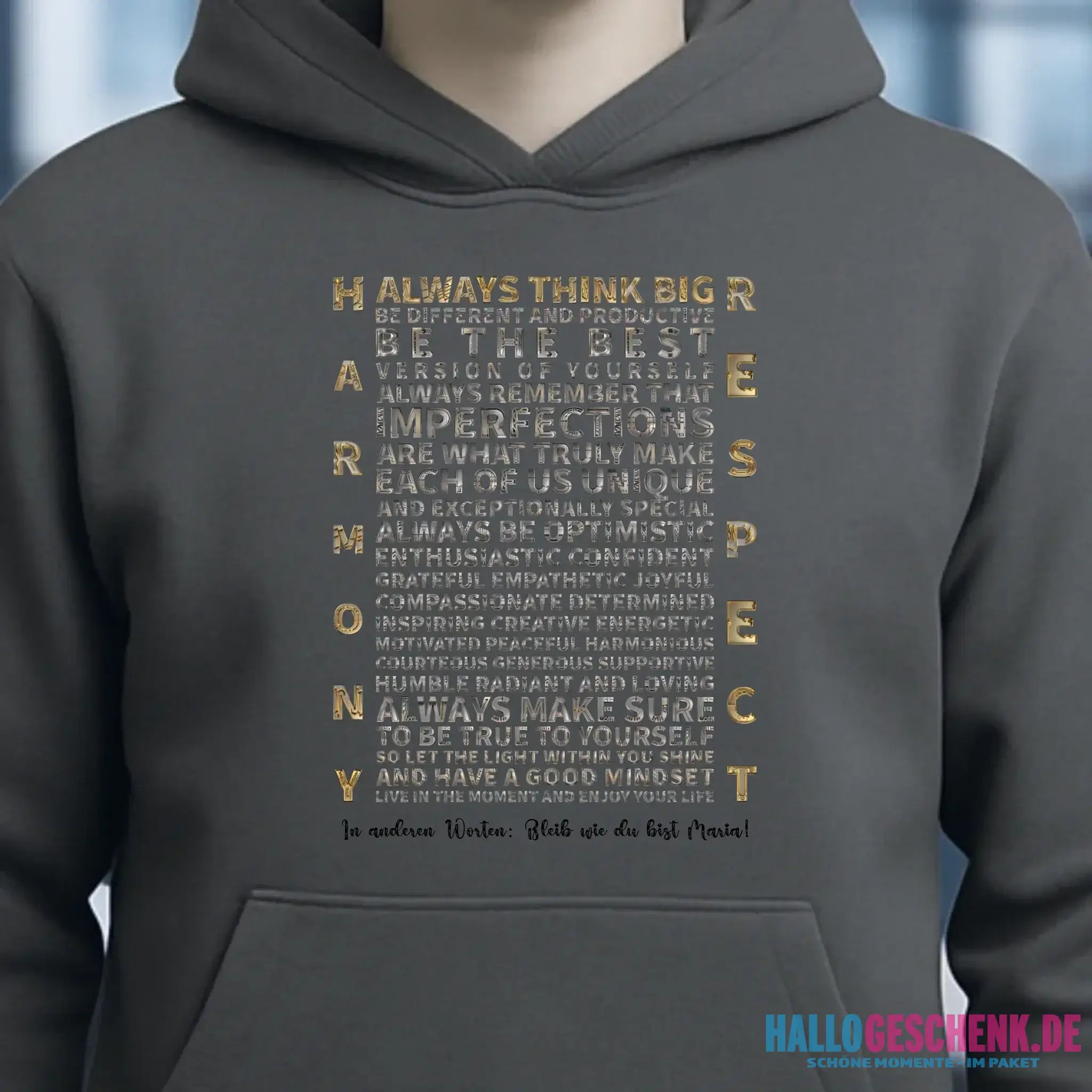 Always inspire • Unisex Premium Hoodie XS-5XL aus Bio-Baumwolle für Damen & Herren • Exklusivdesign • personalisiert
