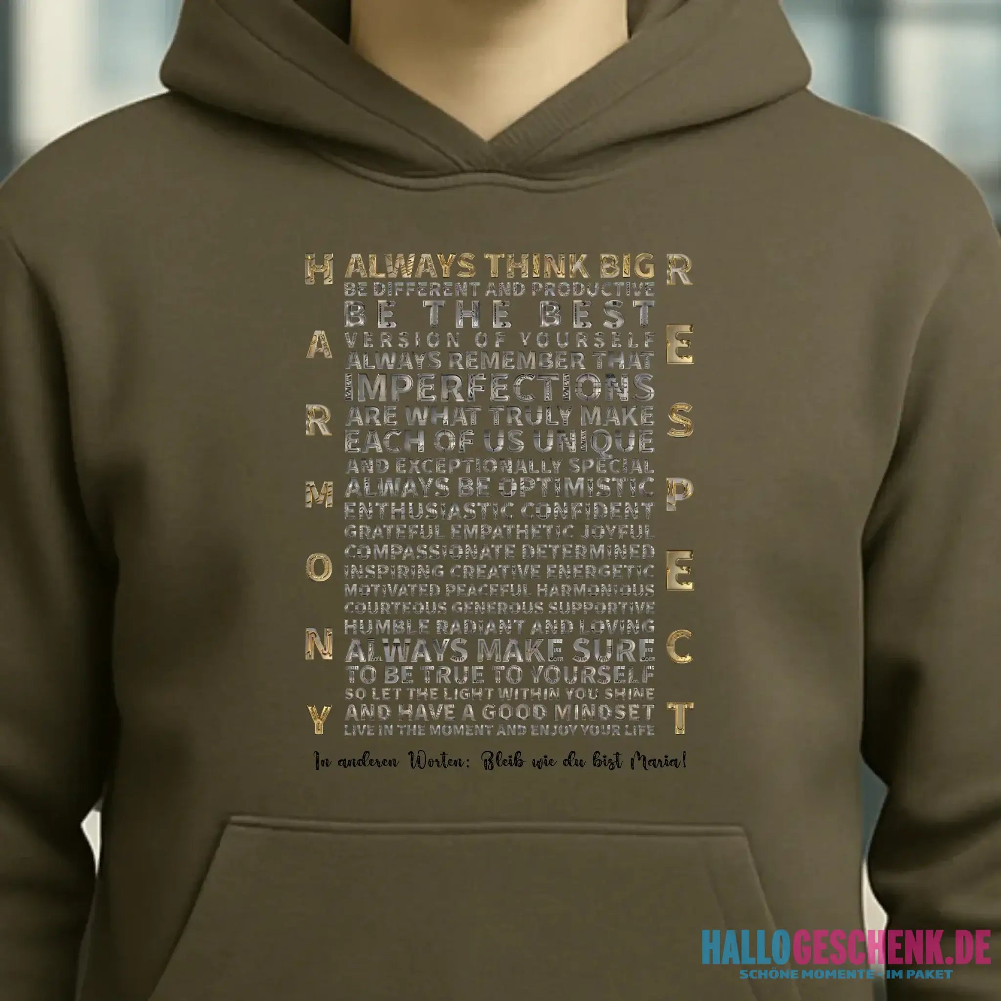 Always inspire • Unisex Premium Hoodie XS-5XL aus Bio-Baumwolle für Damen & Herren • Exklusivdesign • personalisiert