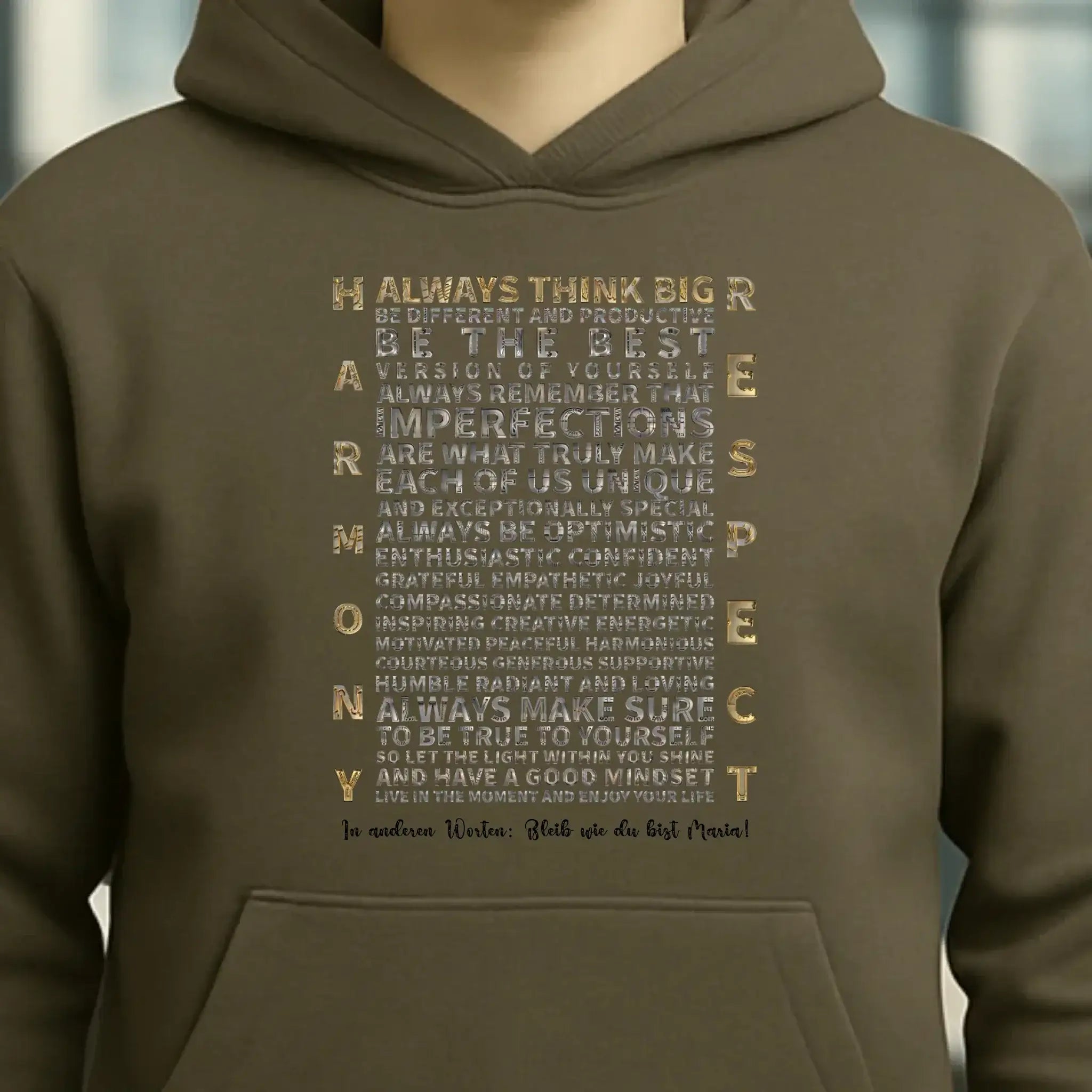 Always inspire • Unisex Premium Hoodie XS-5XL aus Bio-Baumwolle für Damen & Herren • Exklusivdesign • personalisiert