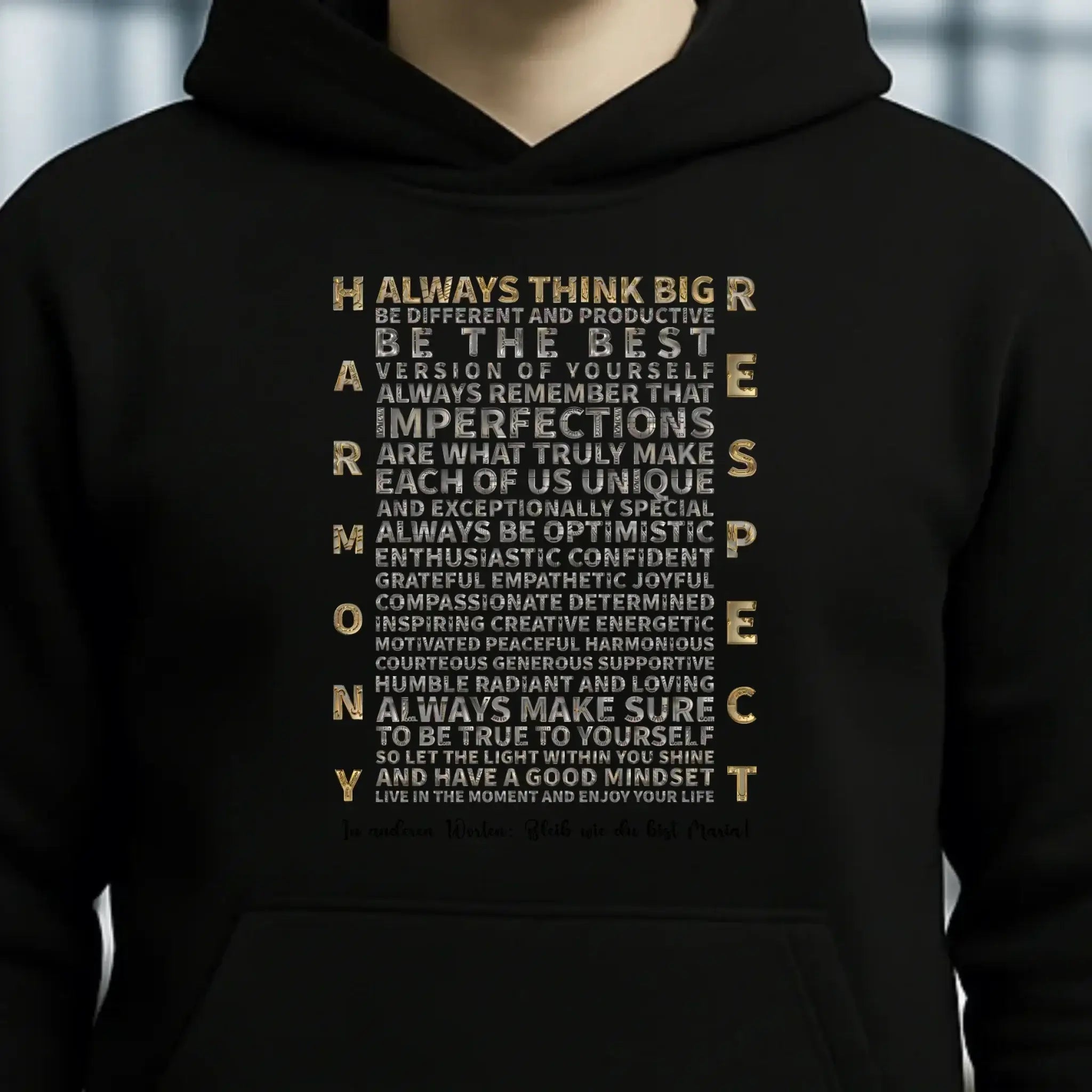 Always inspire • Unisex Premium Hoodie XS-5XL aus Bio-Baumwolle für Damen & Herren • Exklusivdesign • personalisiert