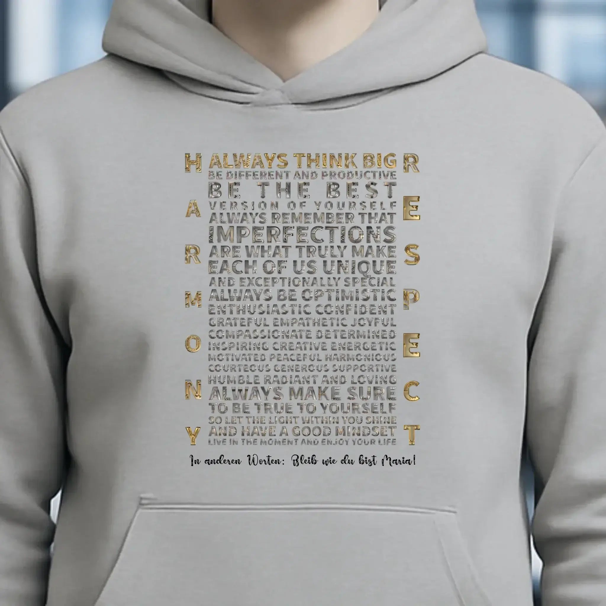 Always inspire • Unisex Premium Hoodie XS-5XL aus Bio-Baumwolle für Damen & Herren • Exklusivdesign • personalisiert