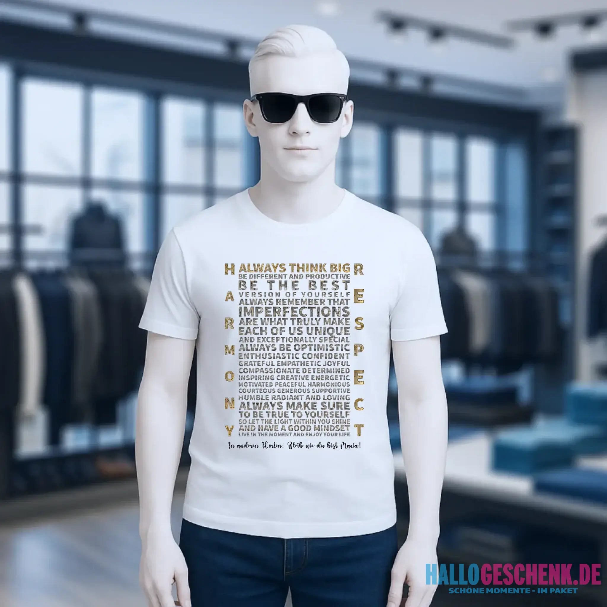 Always inspire • Unisex Premium T-Shirt XS-5XL aus Bio-Baumwolle für Damen & Herren • Exklusivdesign • personalisiert