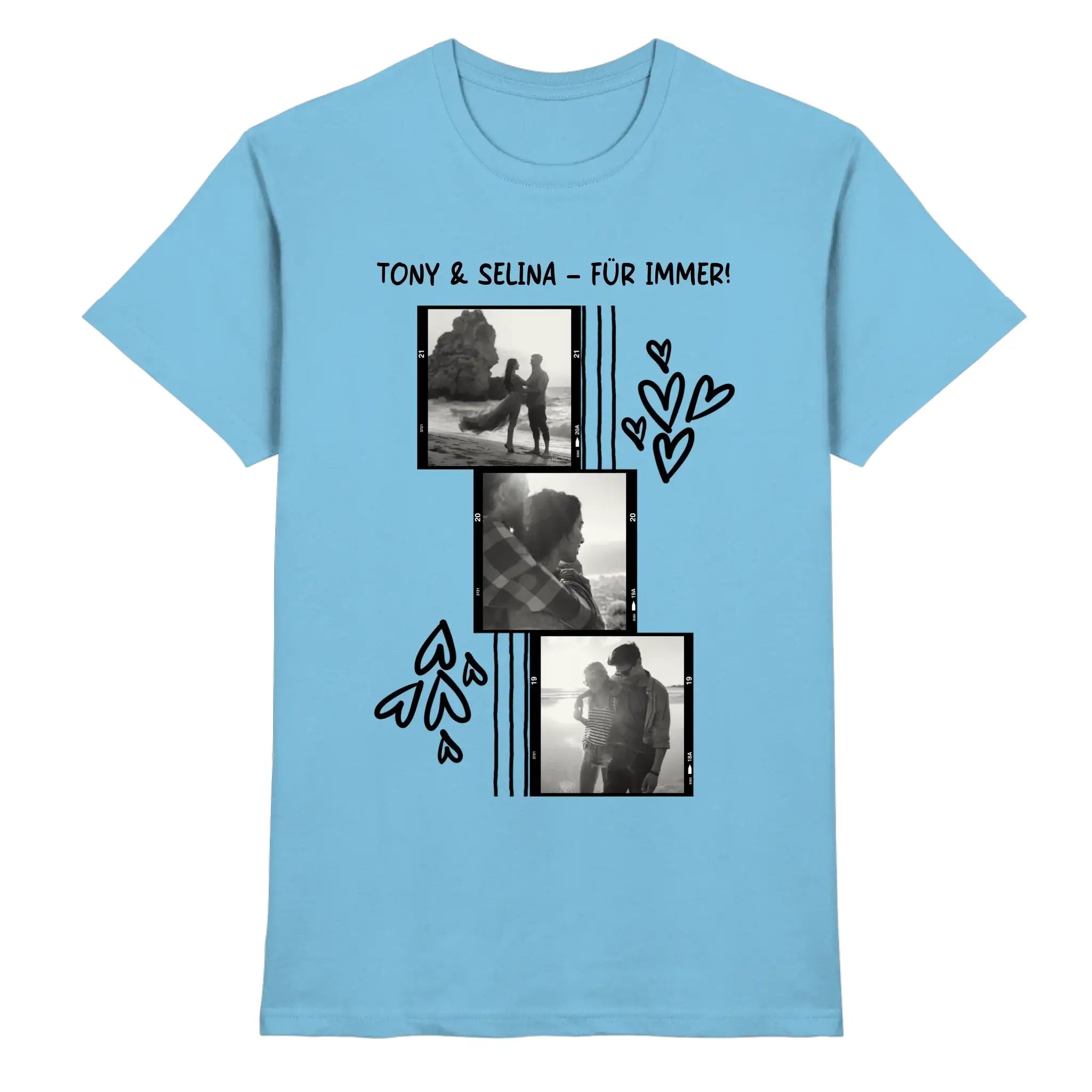 Art-Klecks • mehrere Artikel • ’Statement-Collection’ • Wunschtext • Mein Fotomotiv - Premium Herren T-Shirt