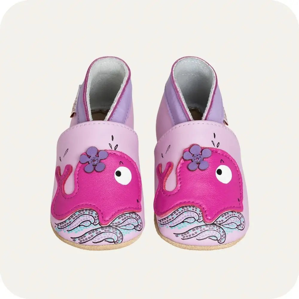 Babyschuhe aus weichem Leder Sportlicher Wal