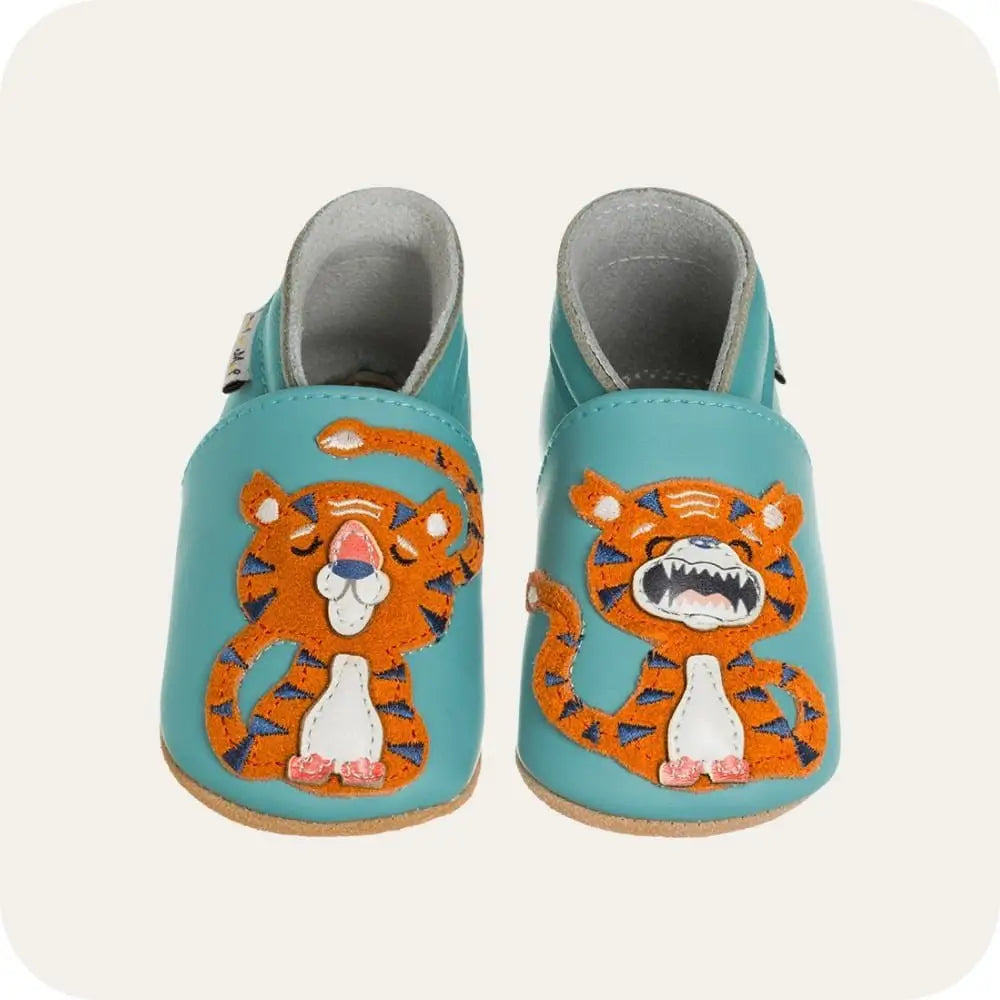 Babyschuhe aus weichem Leder Tigreau