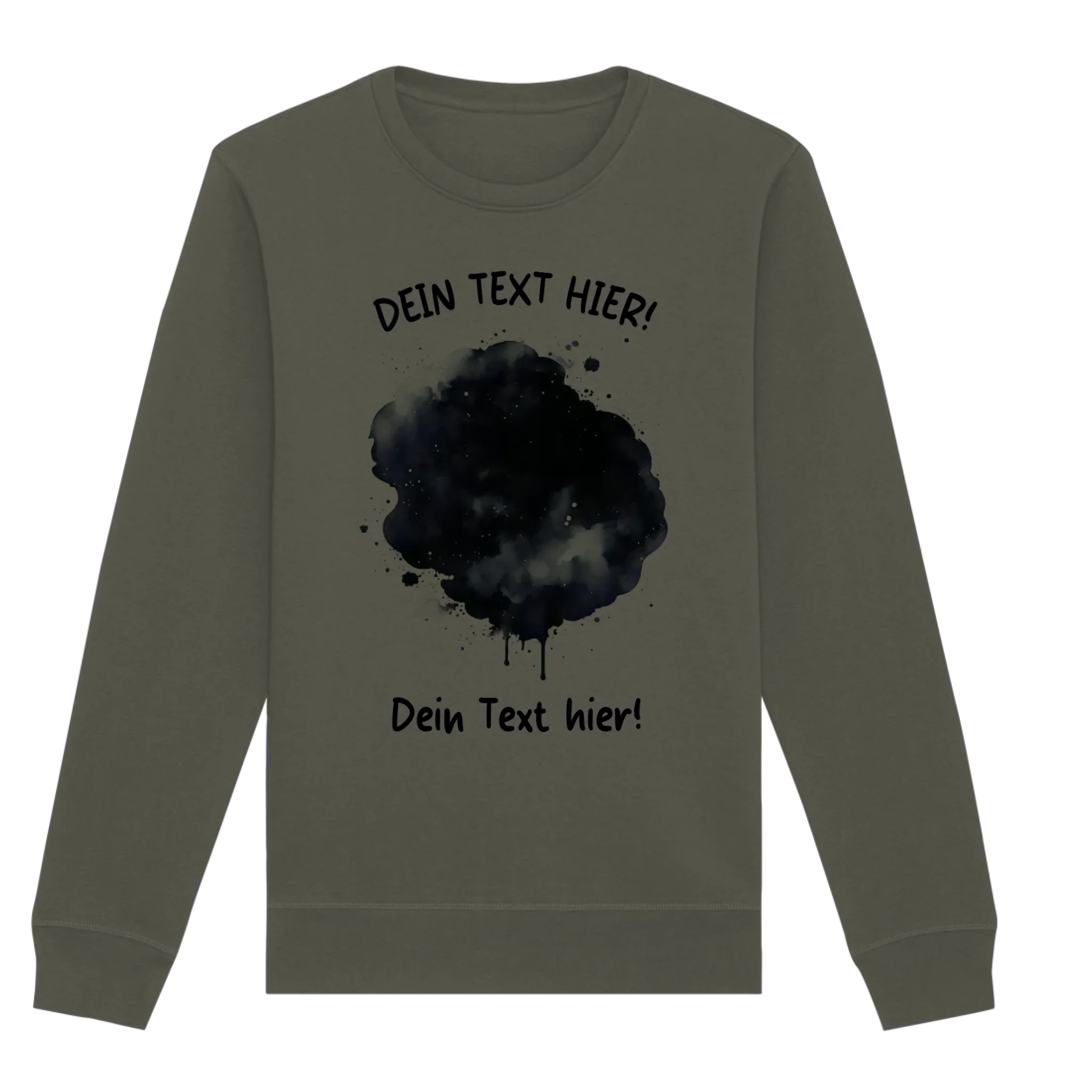 KI-Cartoon-Effekt Splash • mehrere Artikel • ’Statement-Collection’ • Wunschtext • Mein Fotomotiv - Unisex Sweatshirt