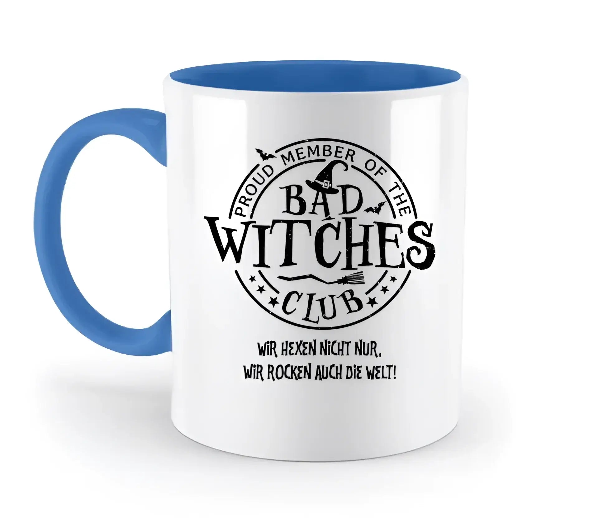 BAD WITCHES CLUB + Text • Halloween • zweifarbige Tasse • Exklusivdesign • personalisiert