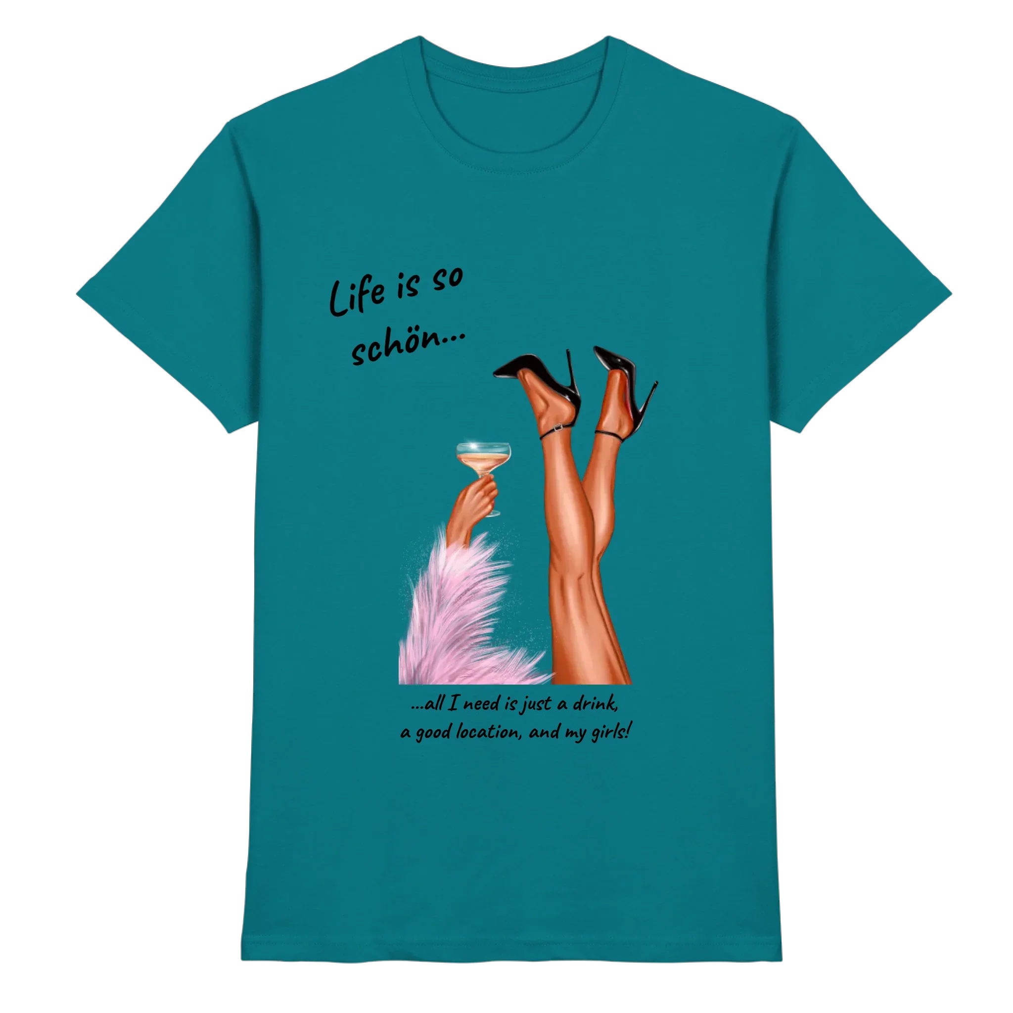 Ladies: Party-Beine • mehrere Artikel • ’Statement-Collection’ • Wunschtext • personalisierte Figuren - Premium Herren