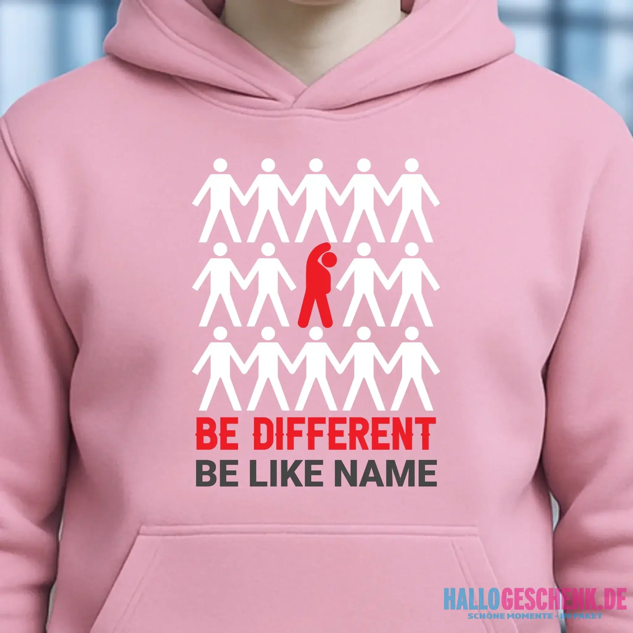 Be different • Unisex Premium Hoodie XS-5XL aus Bio-Baumwolle für Damen & Herren • Exklusivdesign • personalisiert