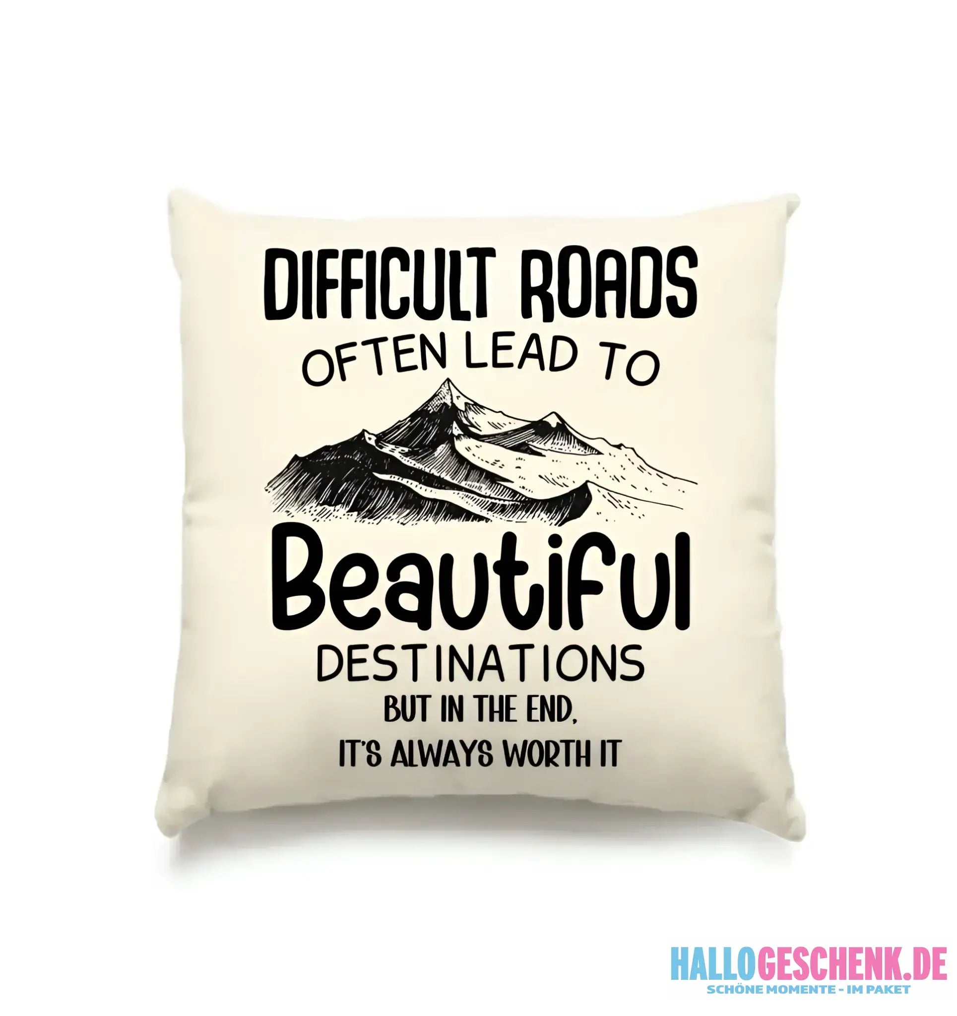 Beautiful destinations • Kissen 40x40 cm • Exklusivdesign • personalisiert